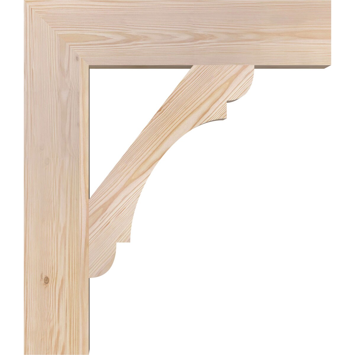 Ekena Millwork BKT06X26X30OLY05SDF Exterior-Brackets-Braces - View #3