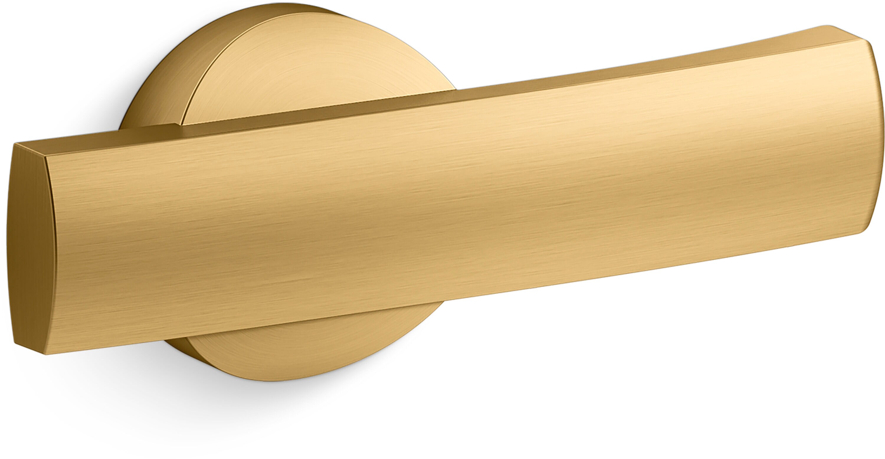 KOHLER K-30919-R-2MB Santa Rosa 3-1/4-in Front/Side Mount Vibrant Brushed Moderne Brass Handle with lever
