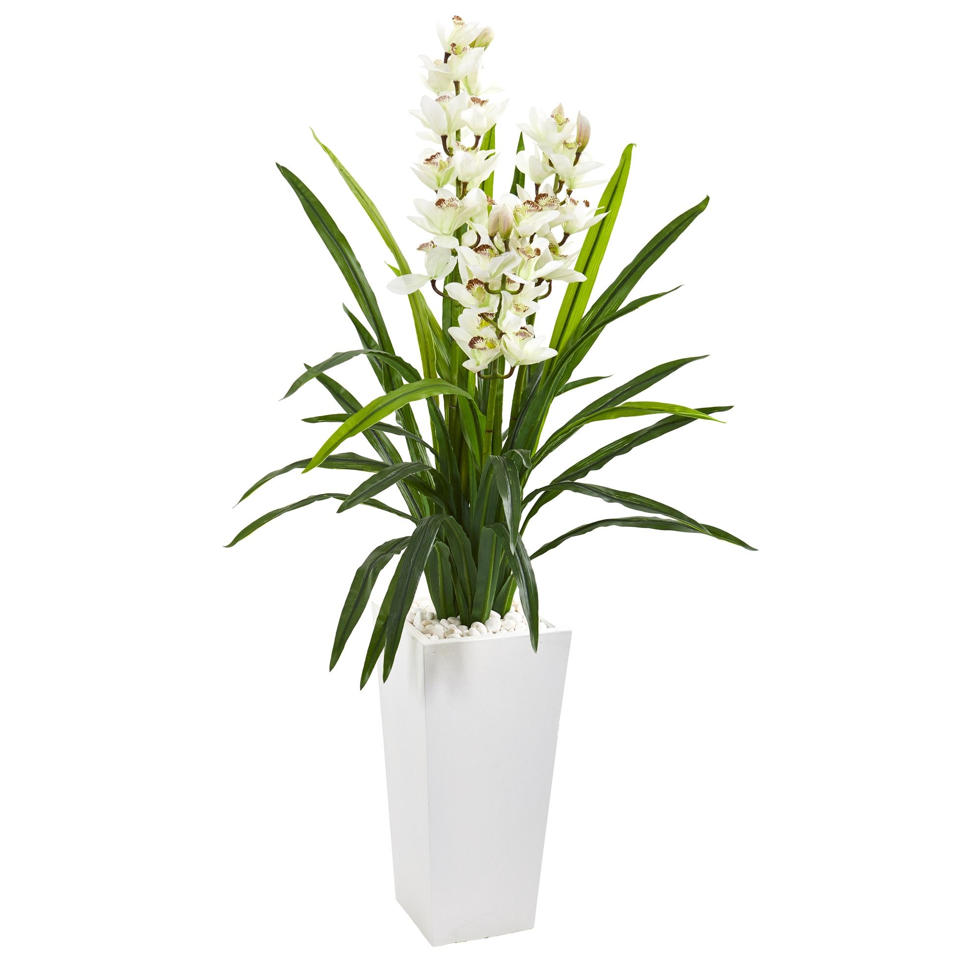 Nearly Natural 9640 54-Inches Green Indoor Floor Orchid Artificial plant
