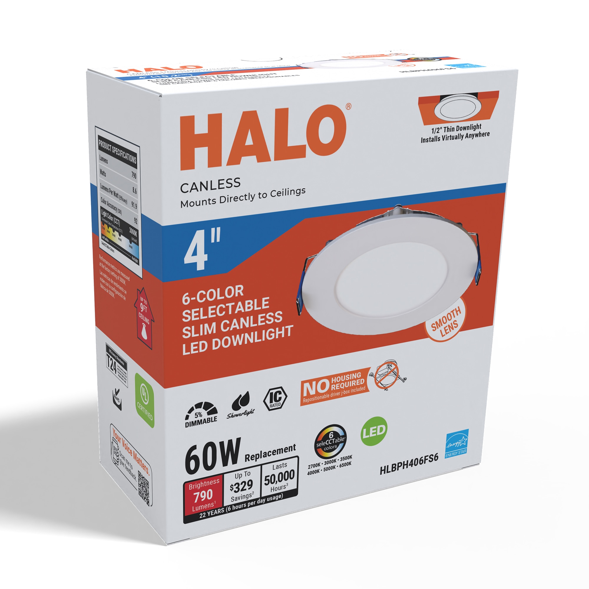 Halo HLBPH406FS6 Led-Retrofit-Downlight - View #2
