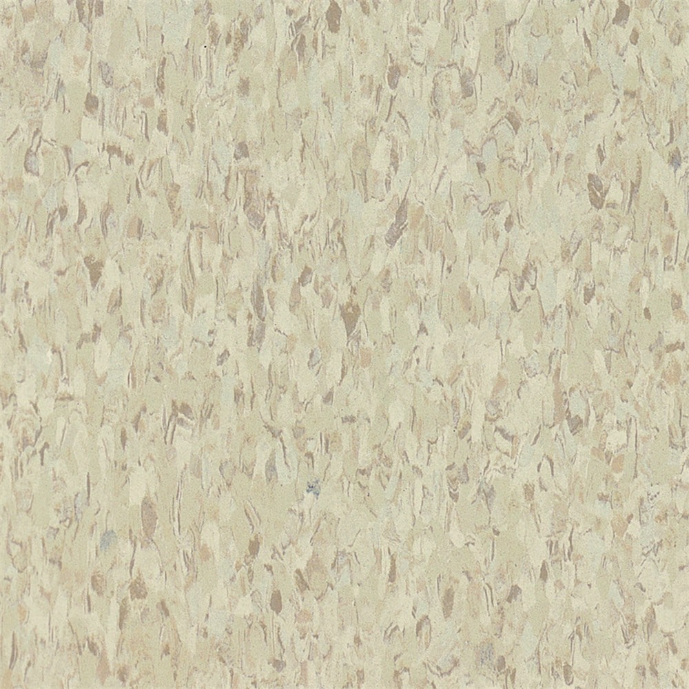 Armstrong Flooring 51858031 Imperial Texture VCT Sandrift White 12-in W x 12-in L Commercial Vinyl Tile Flooring ( 1-sq ft / Piece )