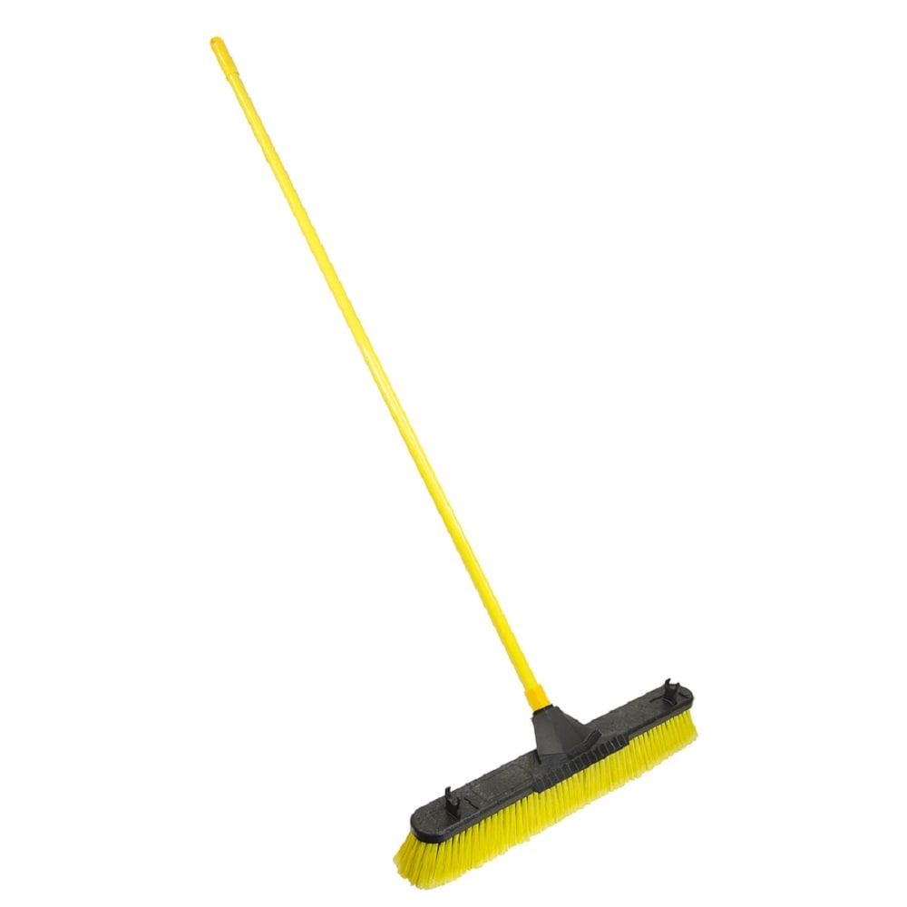 Quickie 24-in Poly Fiber Rough Surface All-purpose Push Broom at Lowes.com