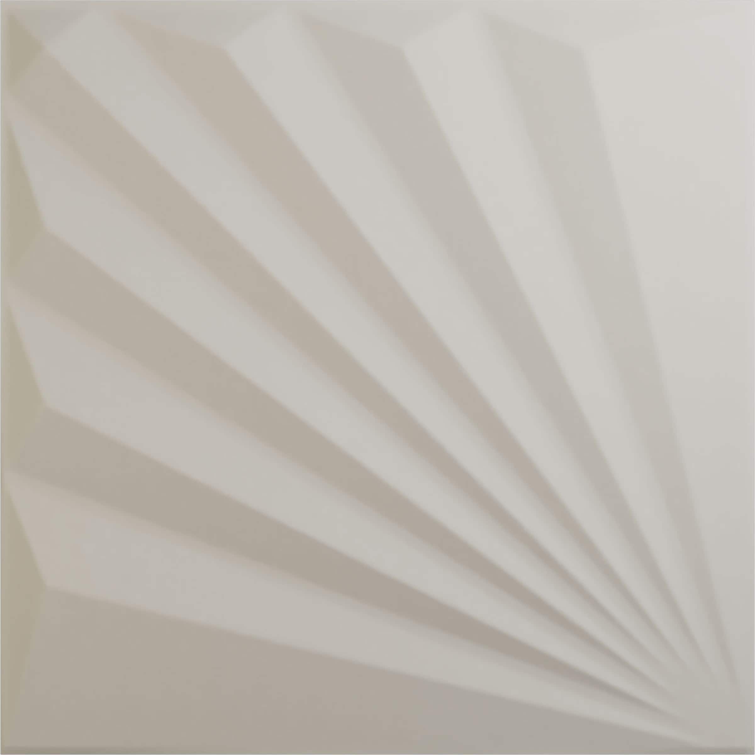 Ekena Millwork WP20X20AAGBW 19-5/8-in x 19-5/8-in Embossed Paintable/Stainable White PVC Wall Panel ( 2.67-sq ft )