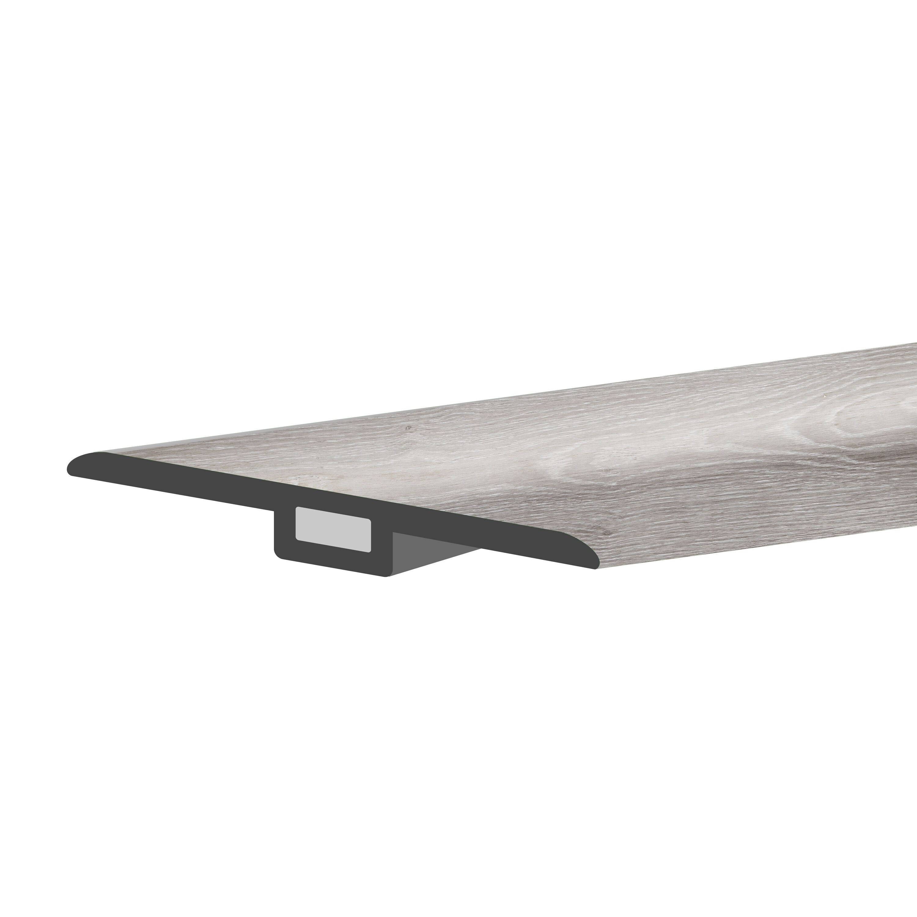 Lucida USA GC-312TM GlueCore T-moulding Seal Gray 0.27-in T x 1.75-in W x 48-in L Vinyl T-moulding