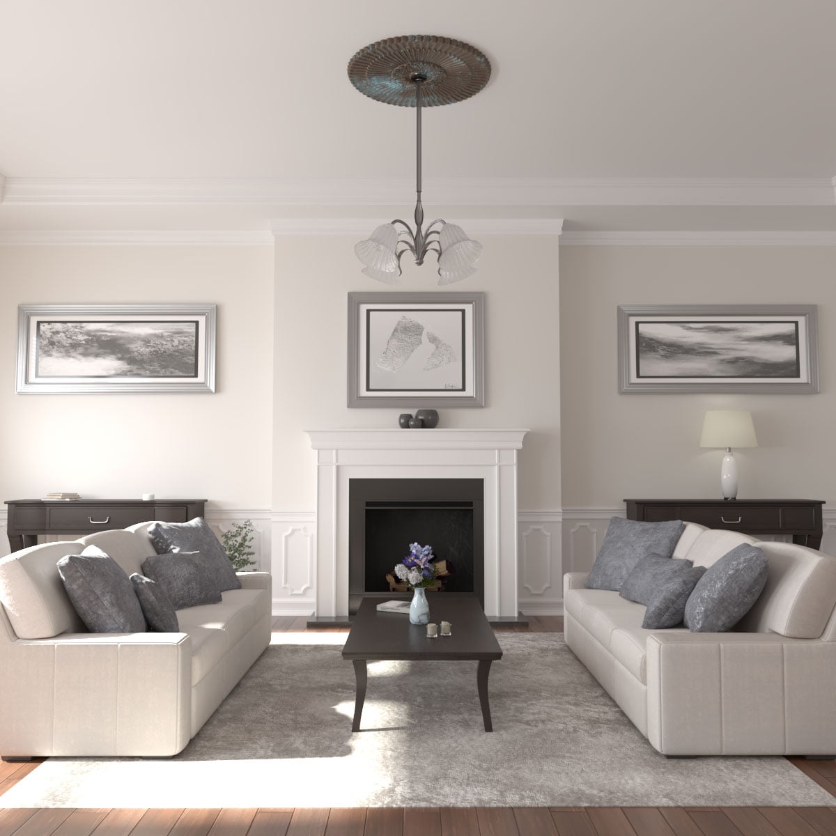 Ekena Millwork CM41NEBBS Ceiling-Medallions - View #4