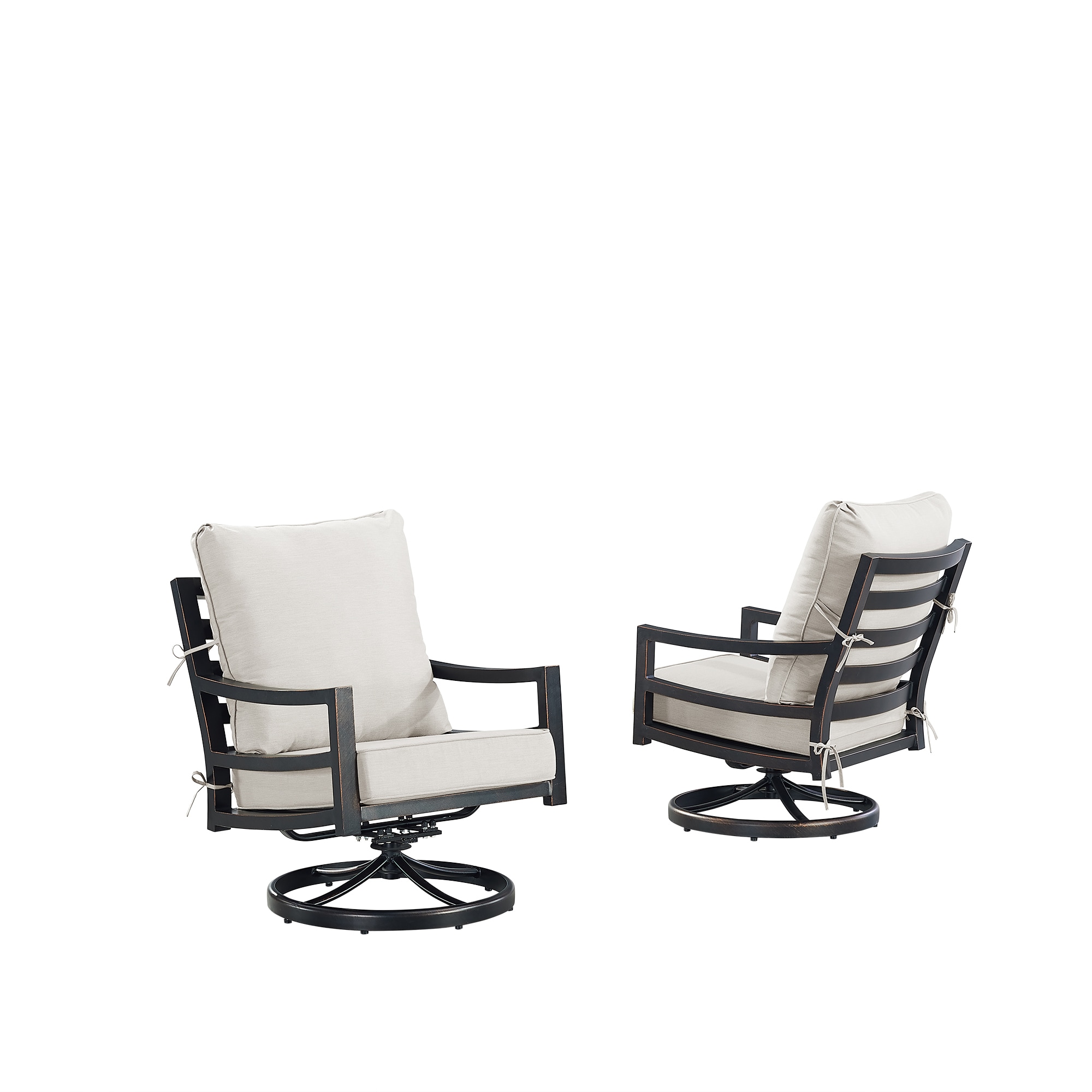 Oakland Living HUDSON-2CH-LGCU-AC Patio-Chairs - View #3
