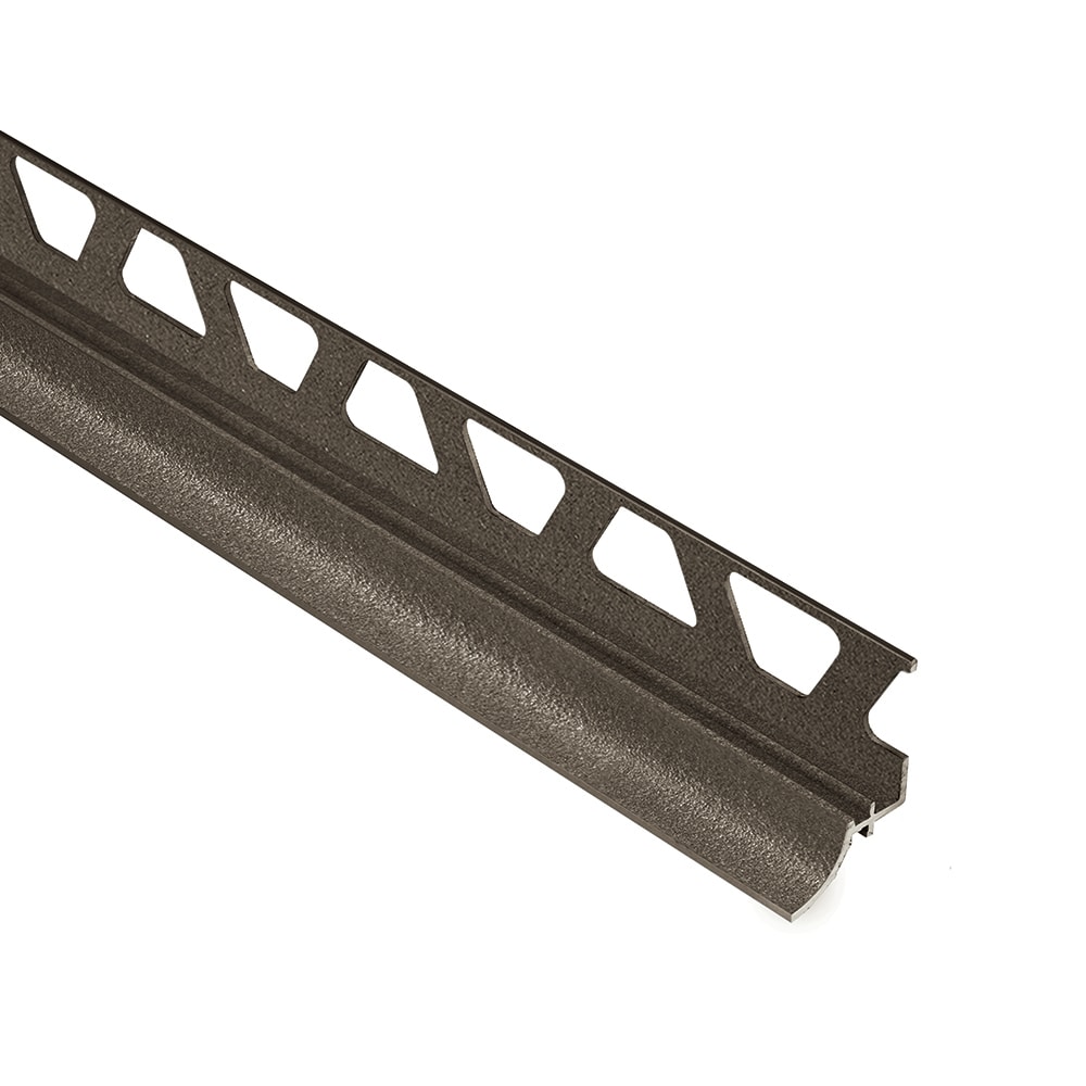 Schluter Systems AHKA80TSDA Dilex-AHKA 0.313-in W x 98.5-in L Dark anthracite textured color-coated aluminum Aluminum Cove base Tile Edge Trim
