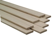 10-Pc. 1/4 x 1/16 Strip Wood Set