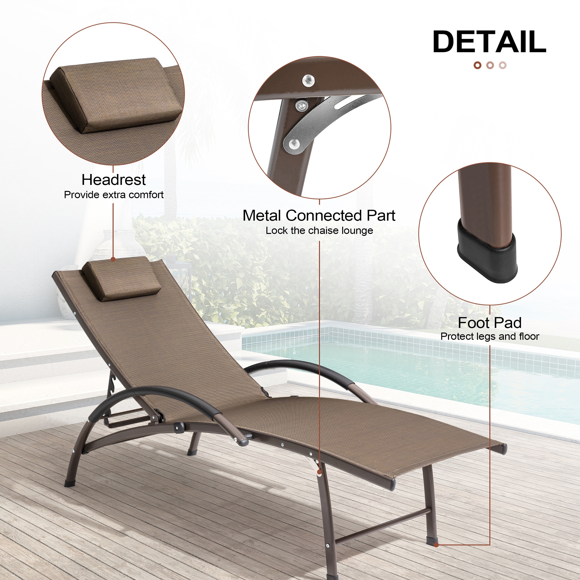 Crestlive Products CL-LG003BRN-3 Patio-Chairs - View #3