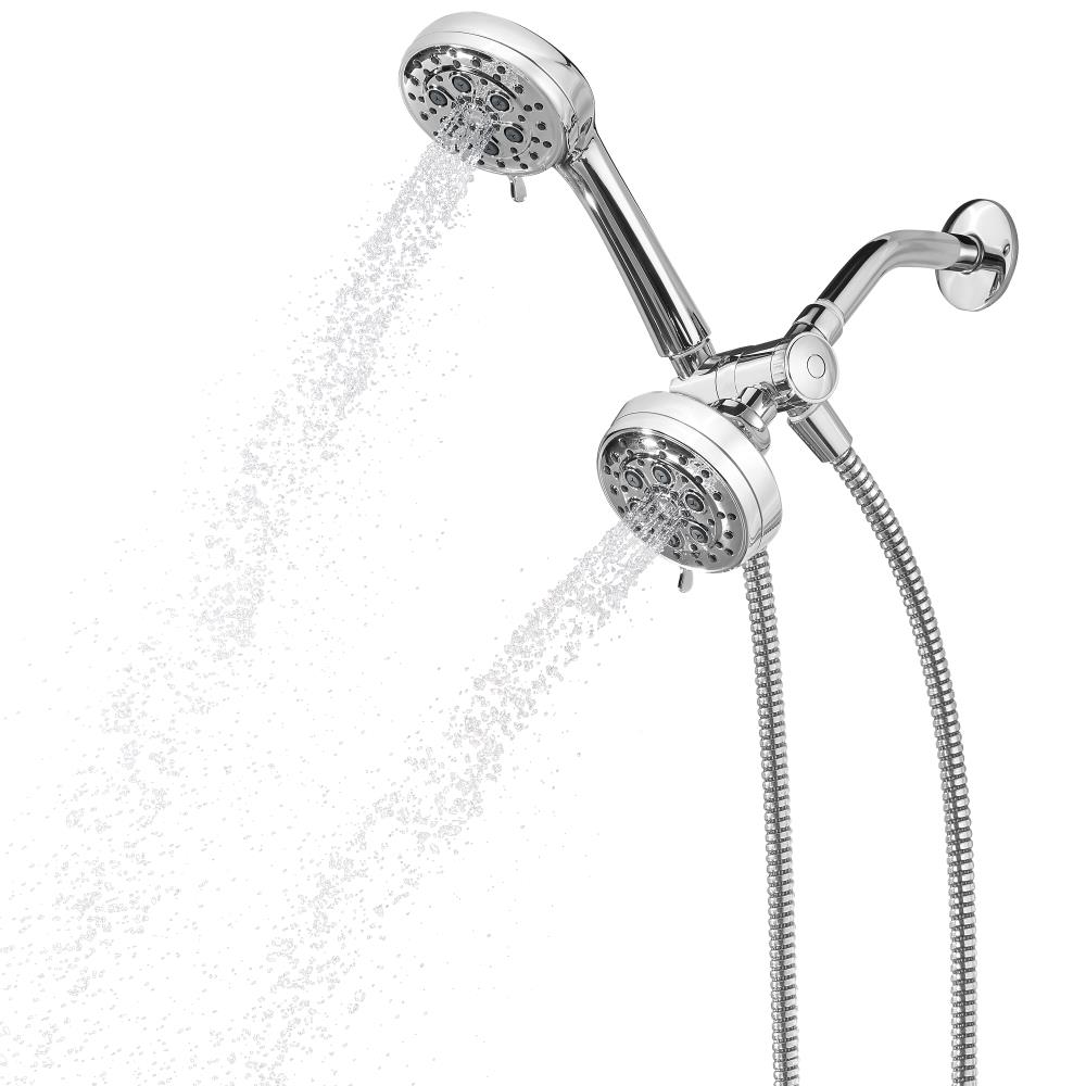 Pfister Vie Polished Chrome Round Dual/Combo Shower Head 2.5-GPM (9.5 ...