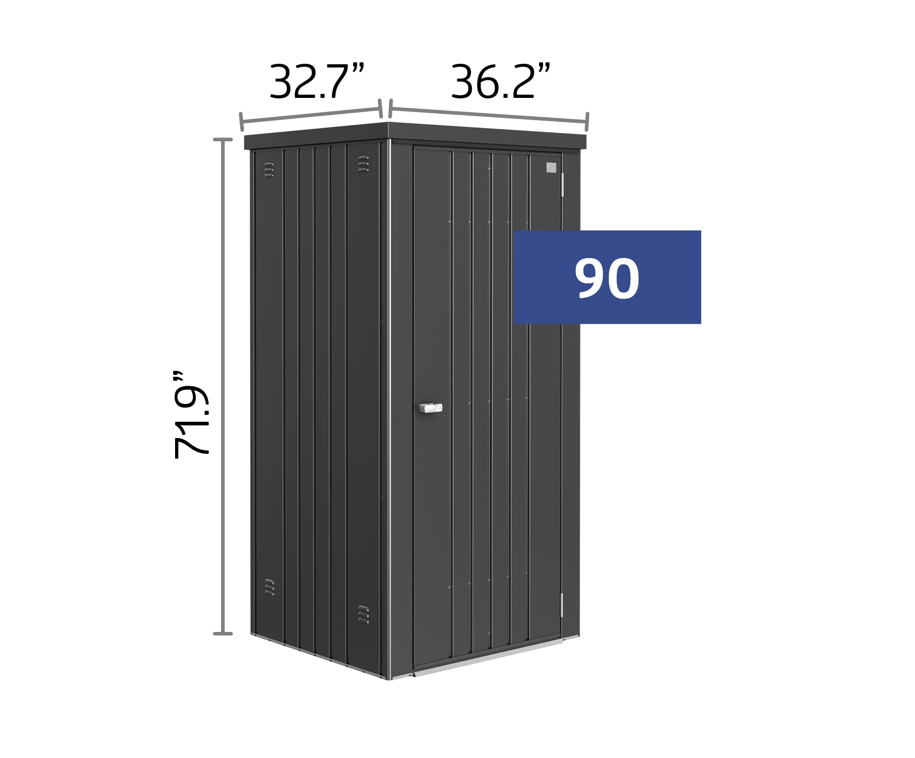Biohort BIO1108 Metal-Storage-Buildings-Sheds - View #4