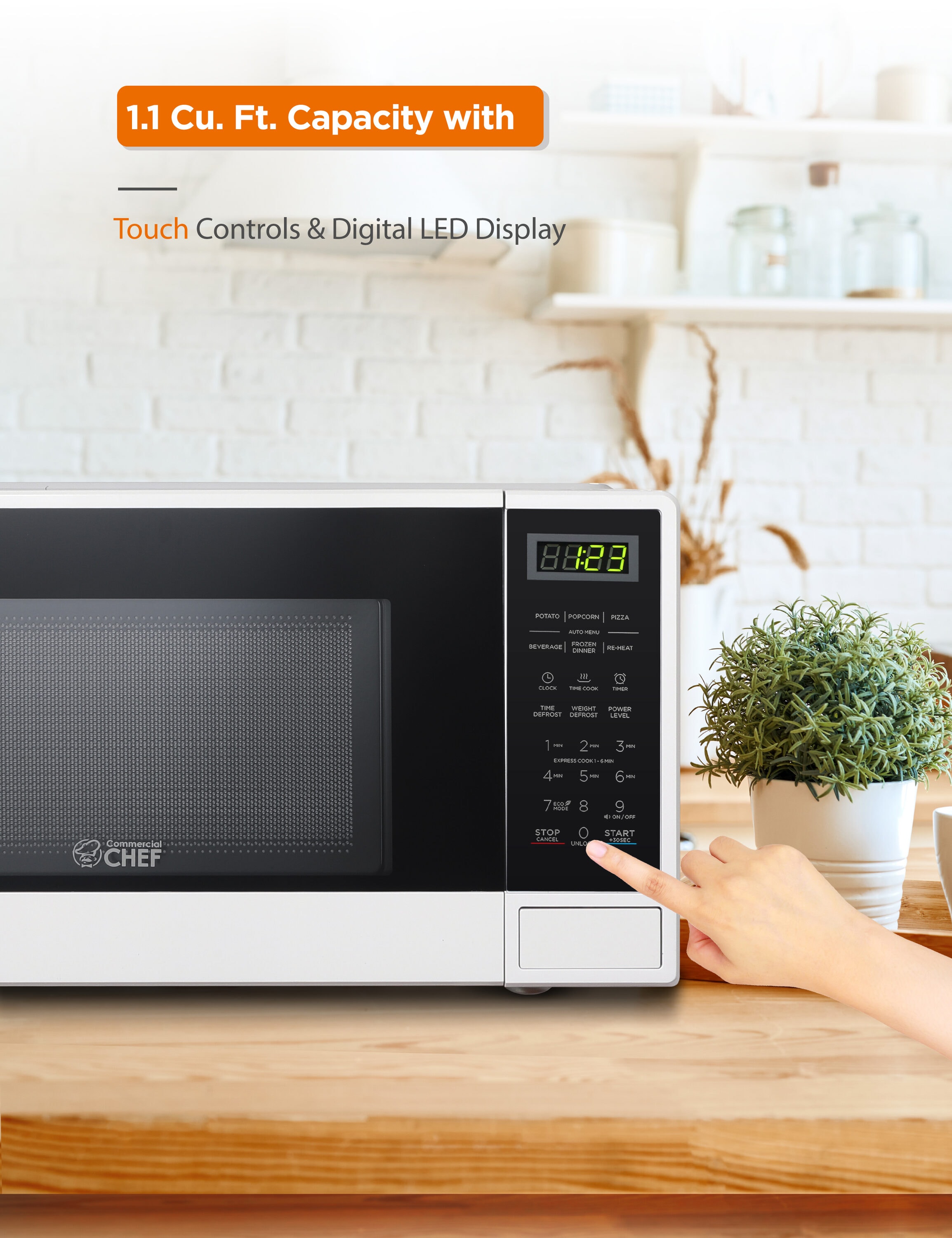Commercial Chef CHCM11100W Cnt-Mwo - View #4