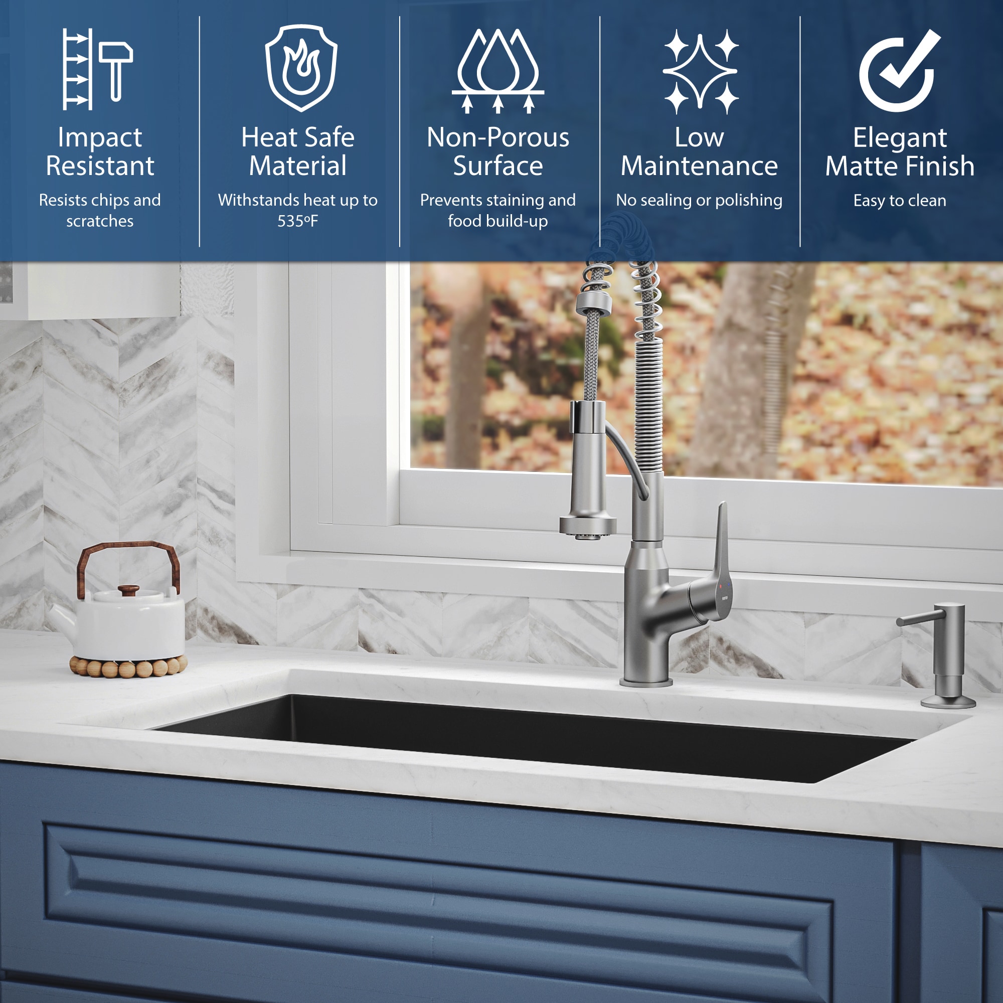Karran QU-670-BL Kitchen-Sinks - View #6