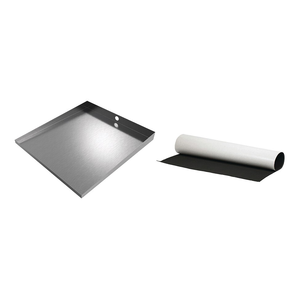 Killarney Metals KM-05464 Stainless Steel Washing Machine Drain Pan (Stainless Steel)
