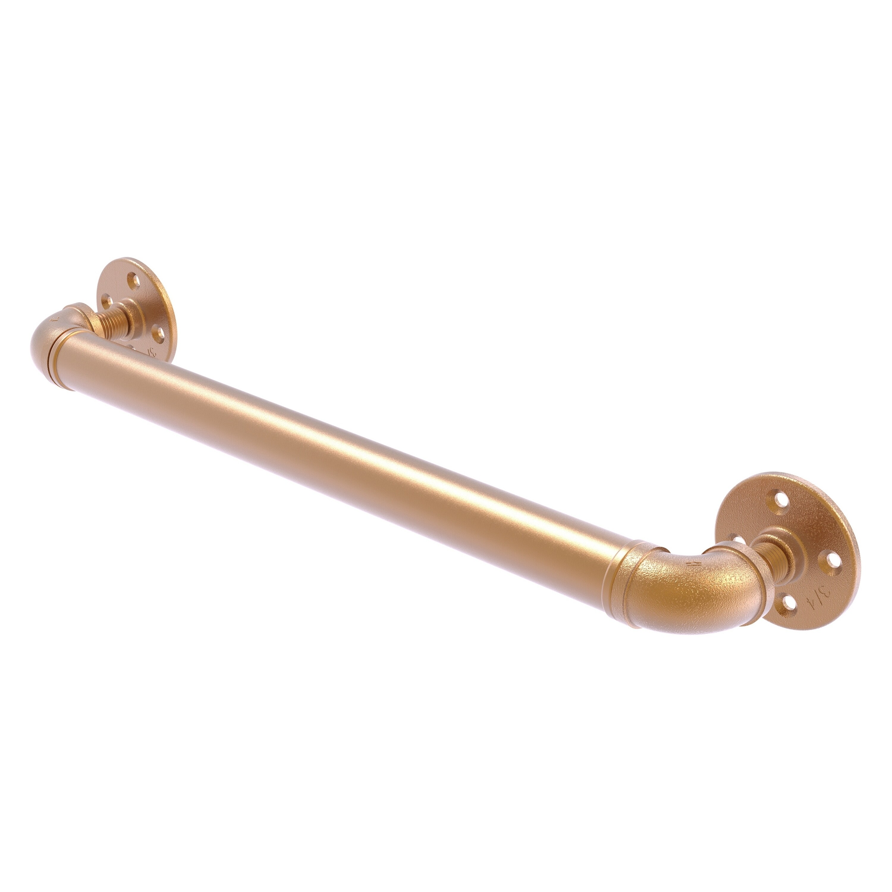 Allied Brass P-700-36-GB-BBR Pipeline 36-in Brushed Bronze Wall mount ADA Compliant Grab Bar ( 350-lb Weight Capacity )