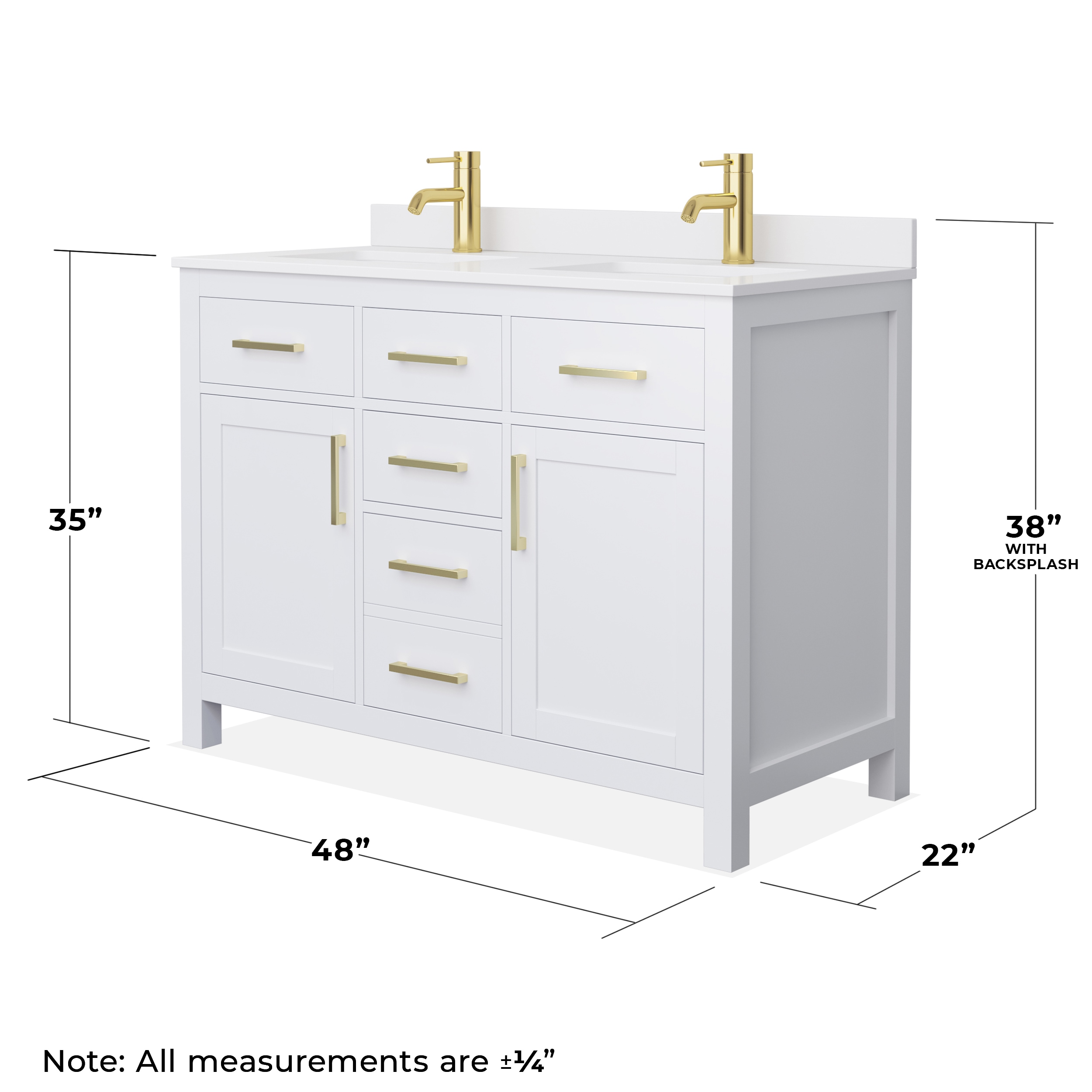 Wyndham Collection WCG242448DWGWCUNSMXX Bath-Vanity-Combo - View #5