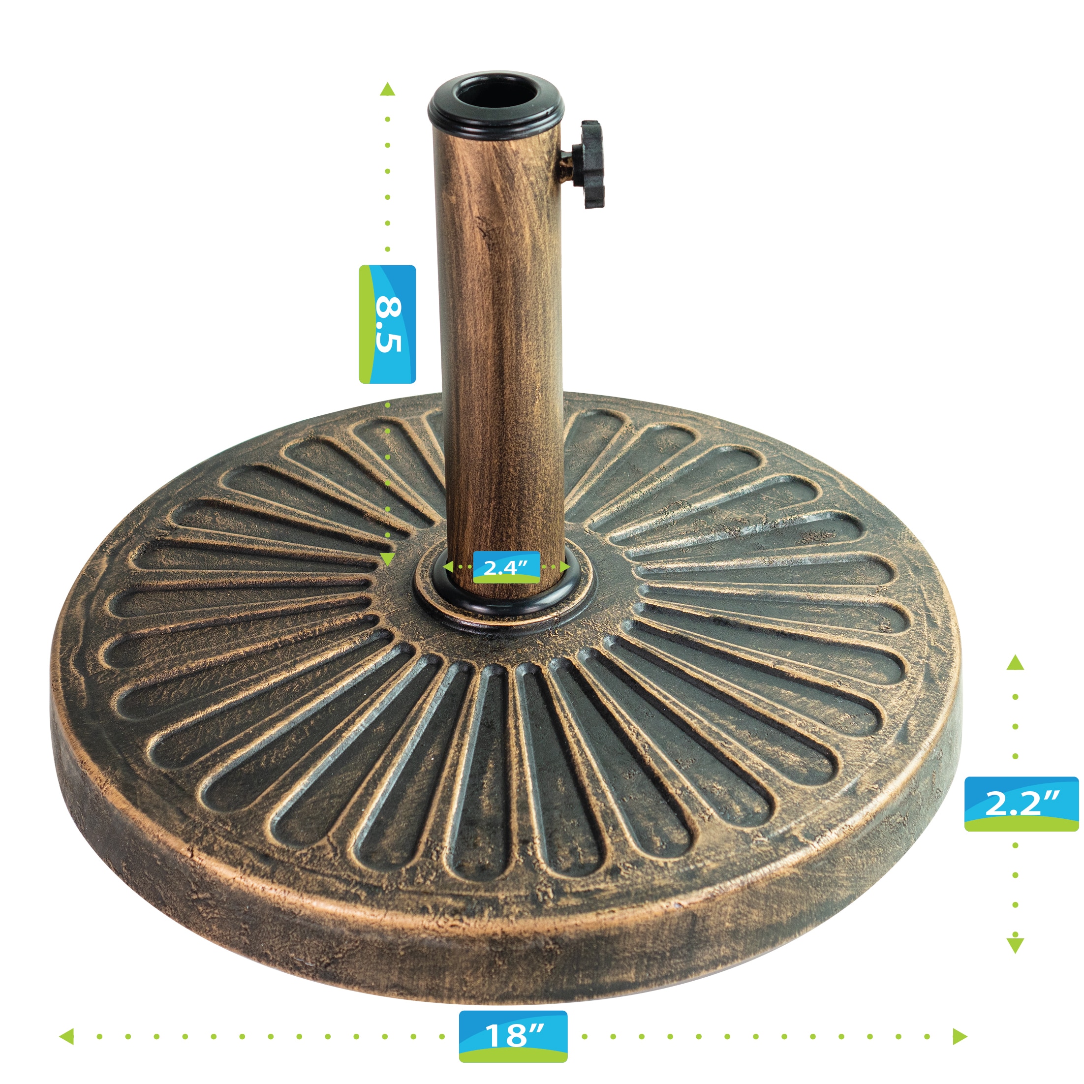 Patio Premier 8L2006BR Umbrella-Bases - View #4