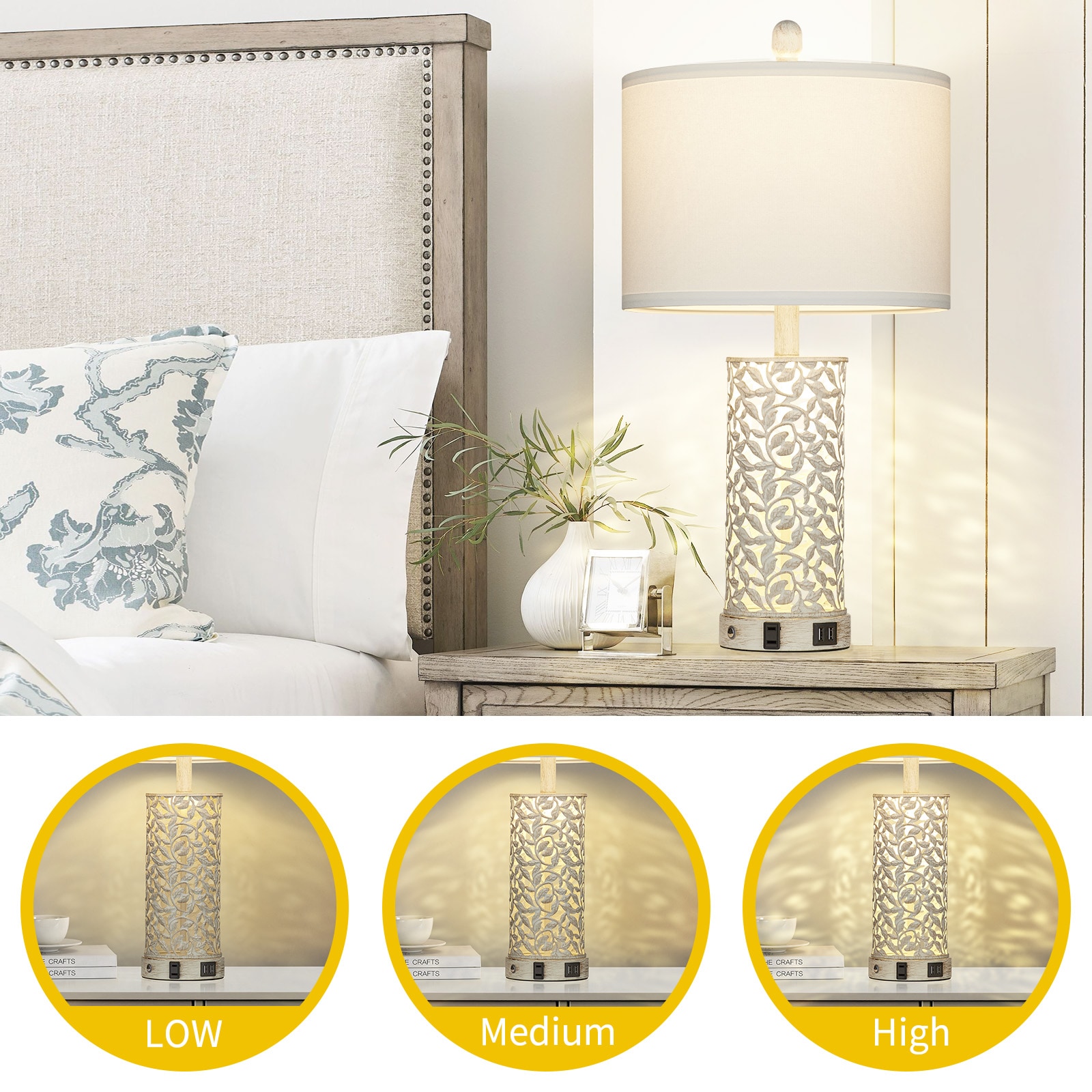UrFurnishings TD-220 Table-Lamps - View #4