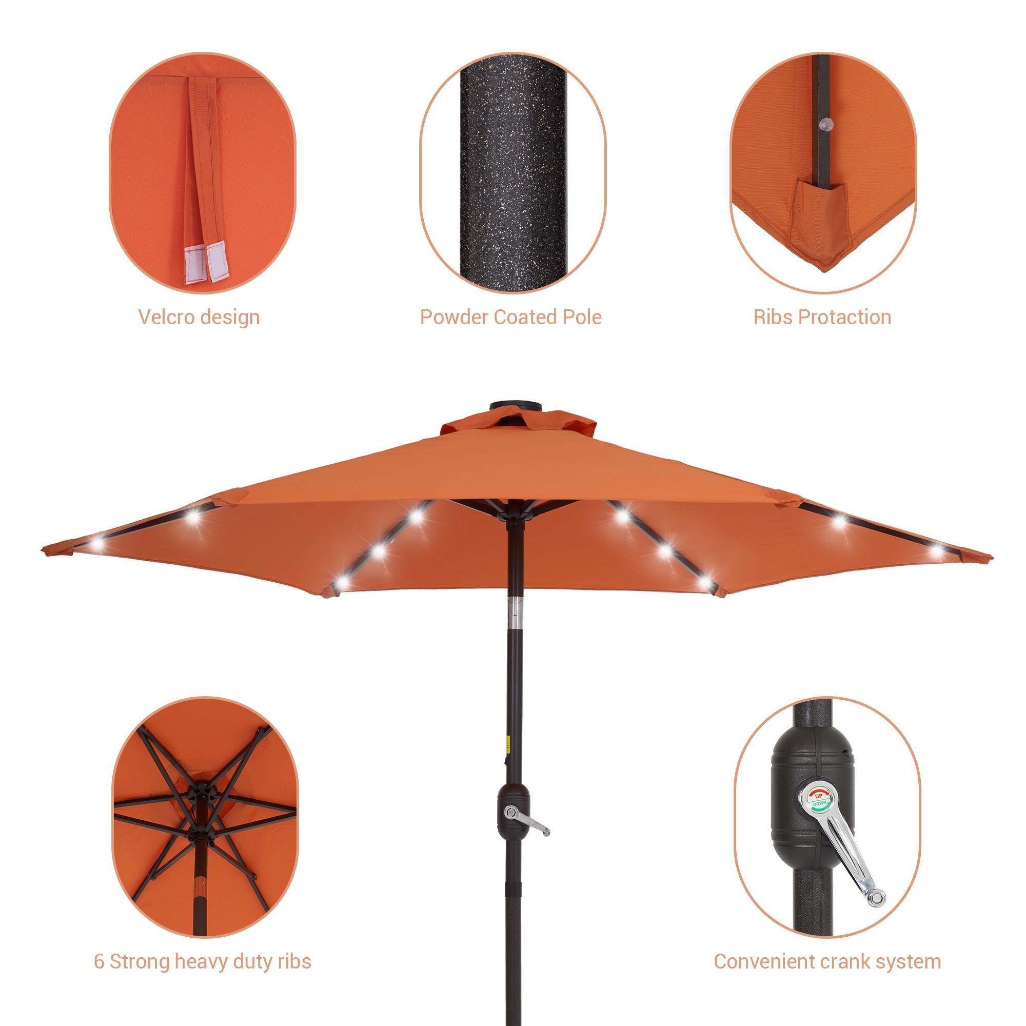 ACEGOSES LW-LED75OY Umbrellas-2 - View #7