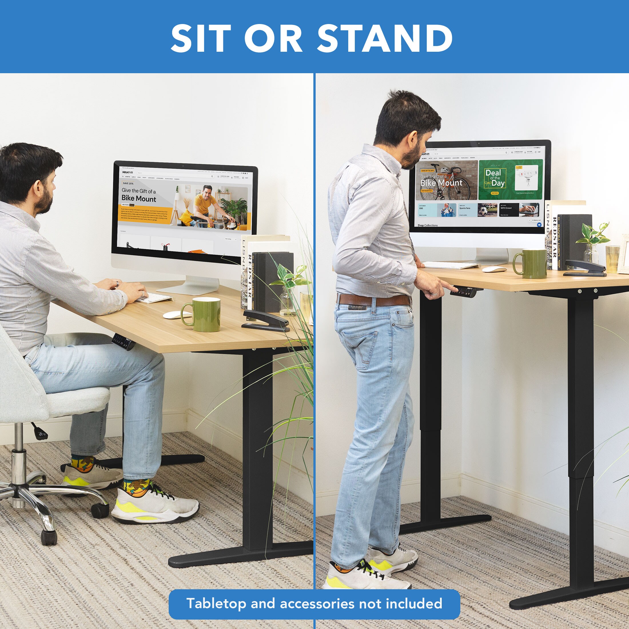 Mount-It! MI-8034B desks - View #3