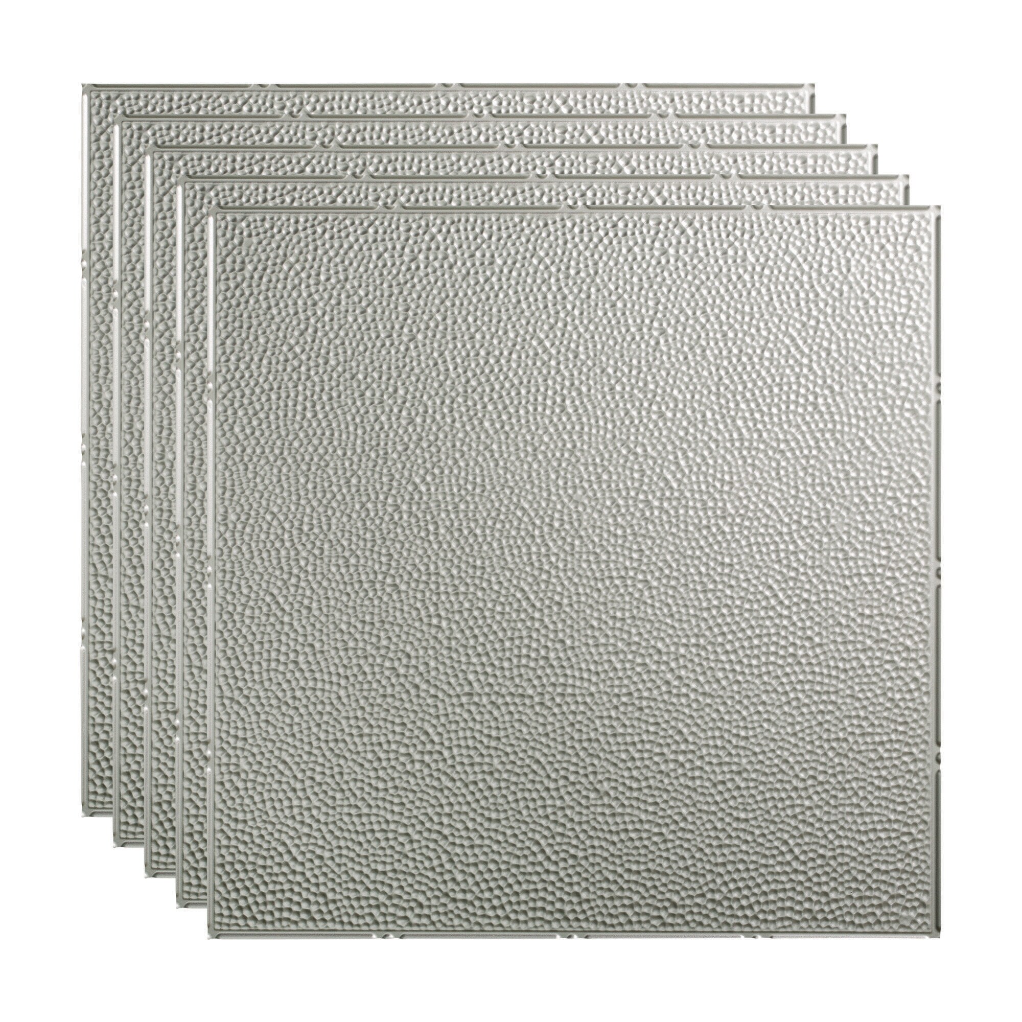 Fasade 2-ft x 2-ft Border Fill Matte White PVC Drop Ceiling Tile (5-Pack, 20-sq ft / Case)