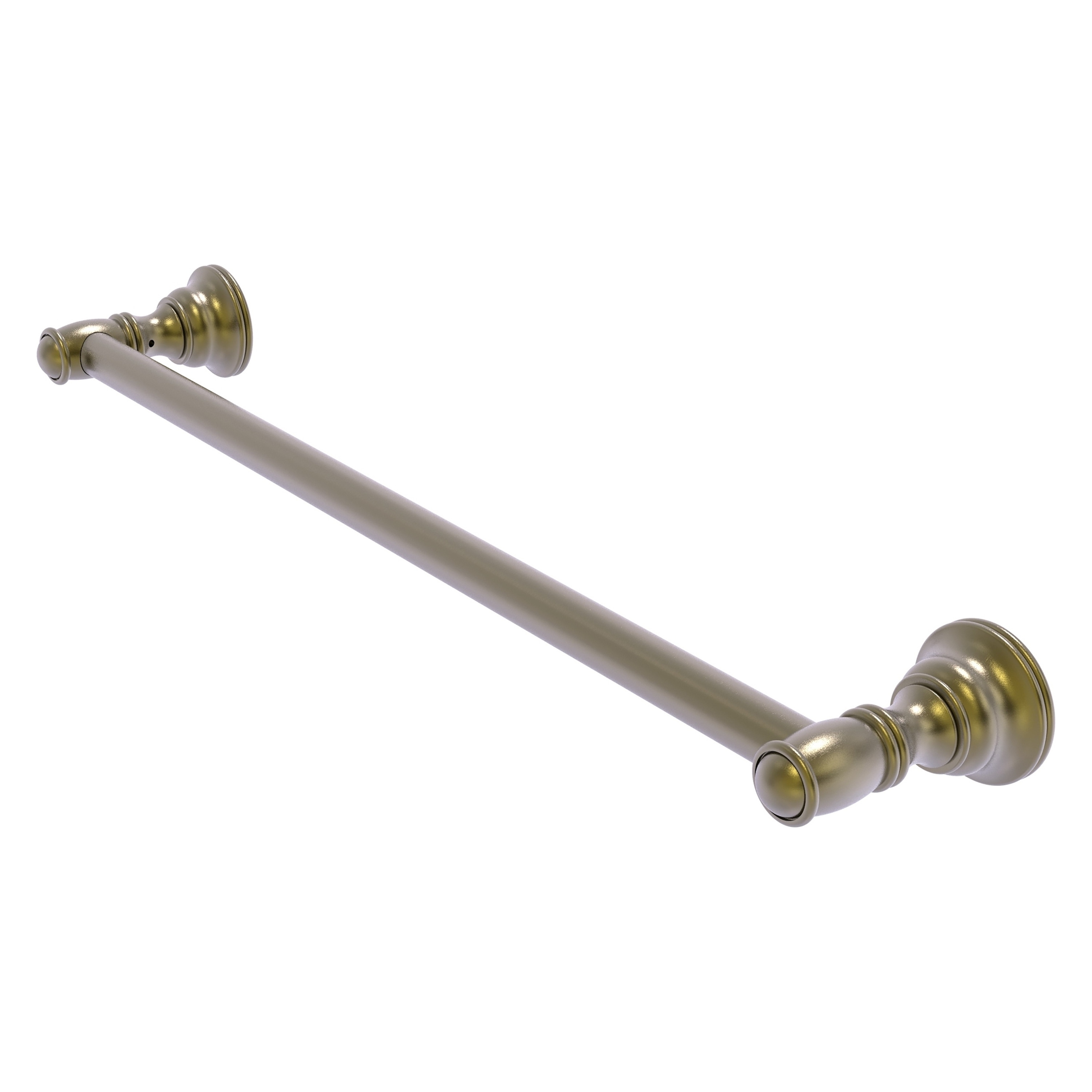 Allied Brass CL-41-24-ABR Carolina 24-in Antique Brass Wall mount Single Towel Bar