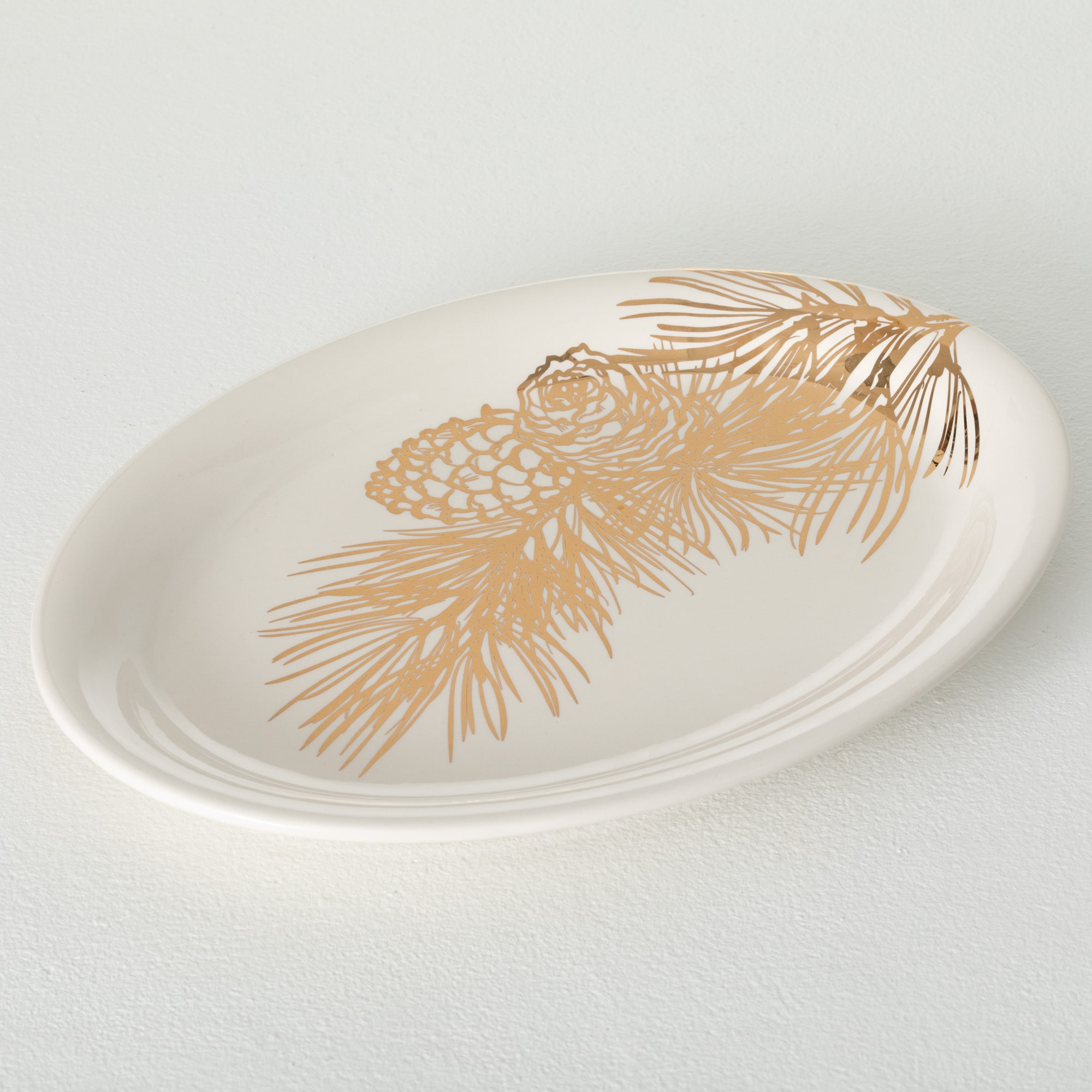 Sullivans PN3834  15" Gold Pine Platter