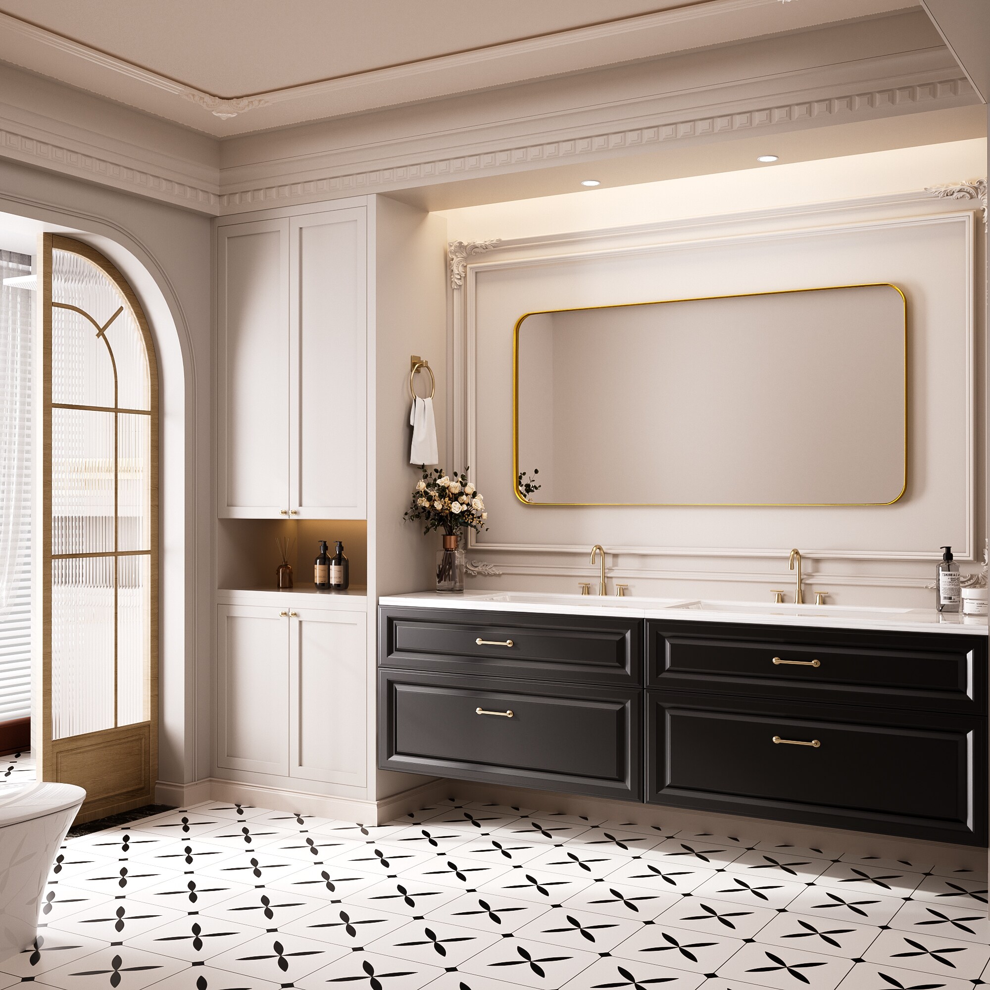 FurniFusion SF-Y-6030-G Decor-Mirrors - View #5