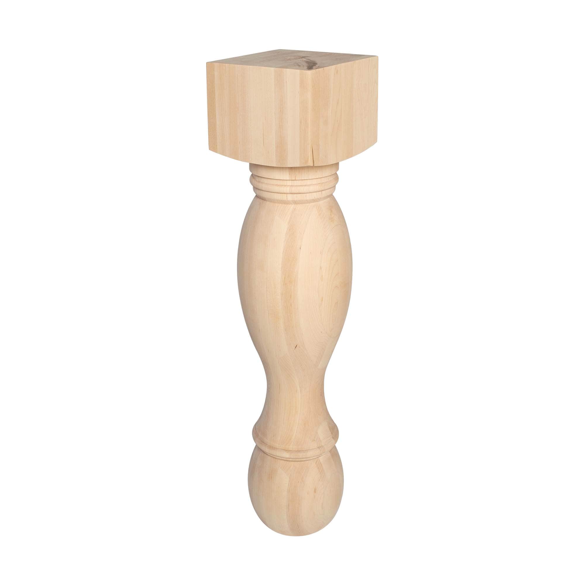Architectural Products by Outwater ISL-15-M 8-in x 34.5-in Traditional Hard maple Table leg