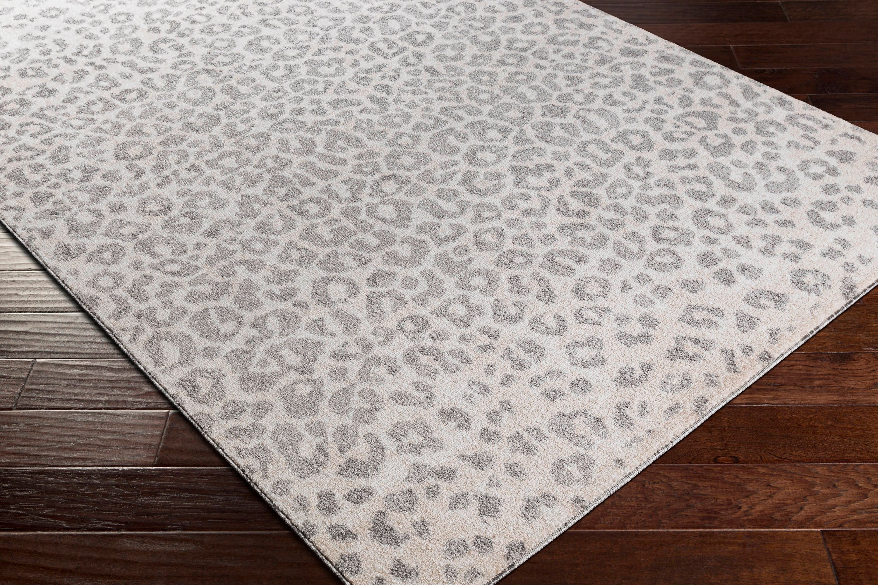 Livabliss Positano 8 x 10 Light Grey Indoor Animal Print Mid-century ...