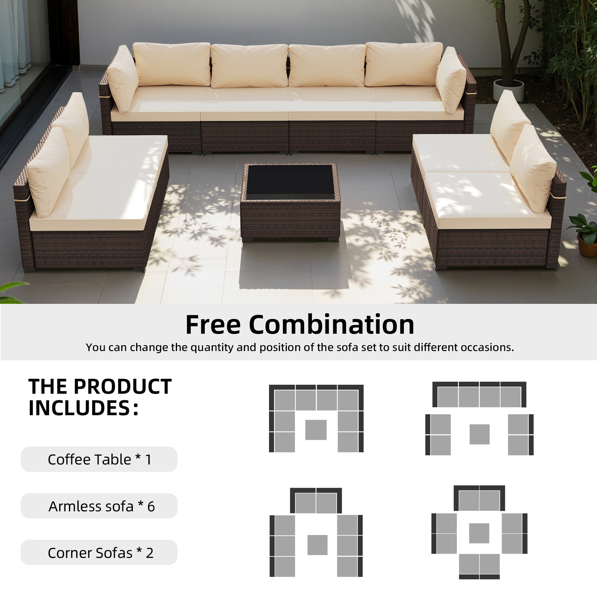 Patio Watcher LS-RT9-28TPDK-B1 Patio-Conversation-Sets - View #3