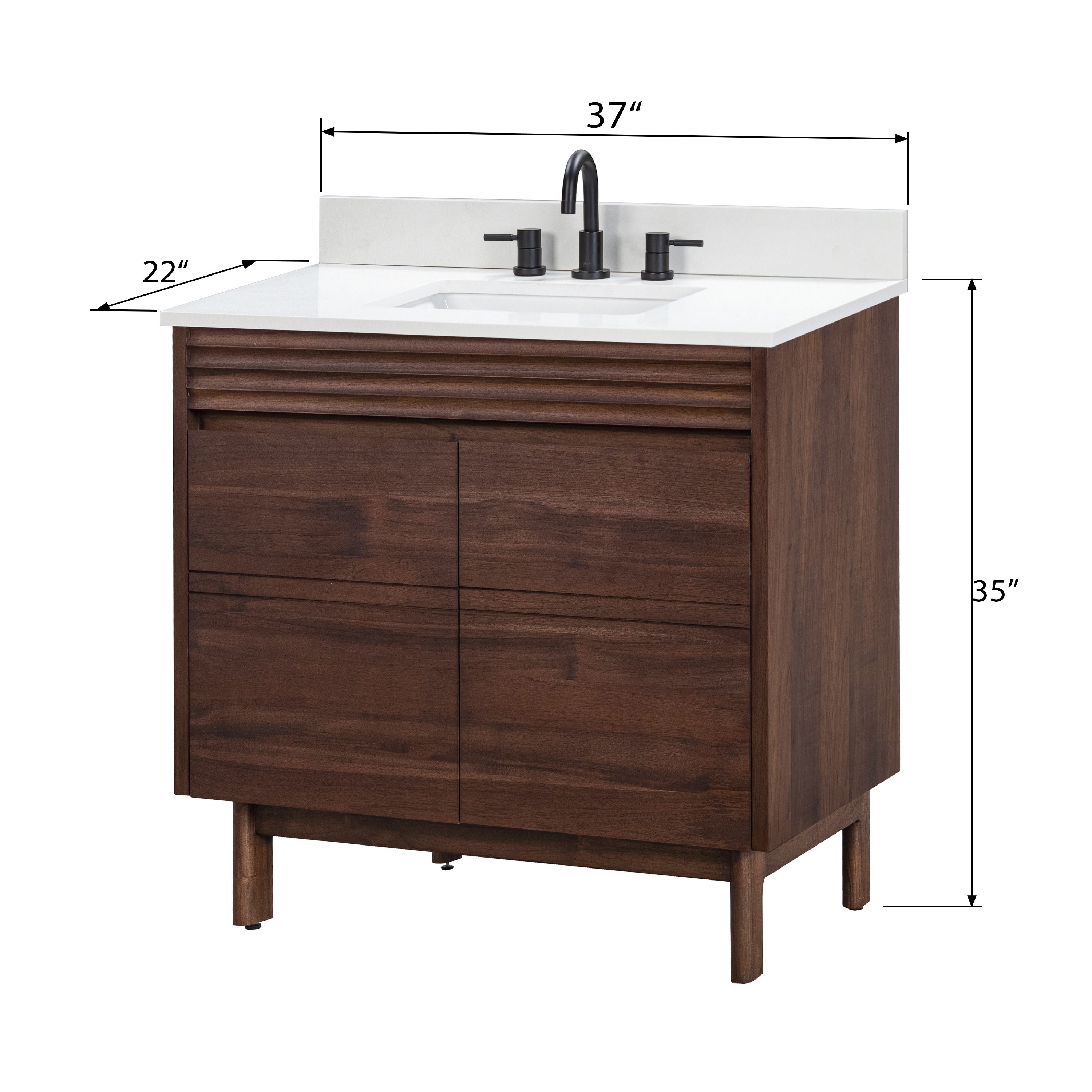 Avanity CARINA-VS37-CT-WT Bath-Vanity-Combo - View #3