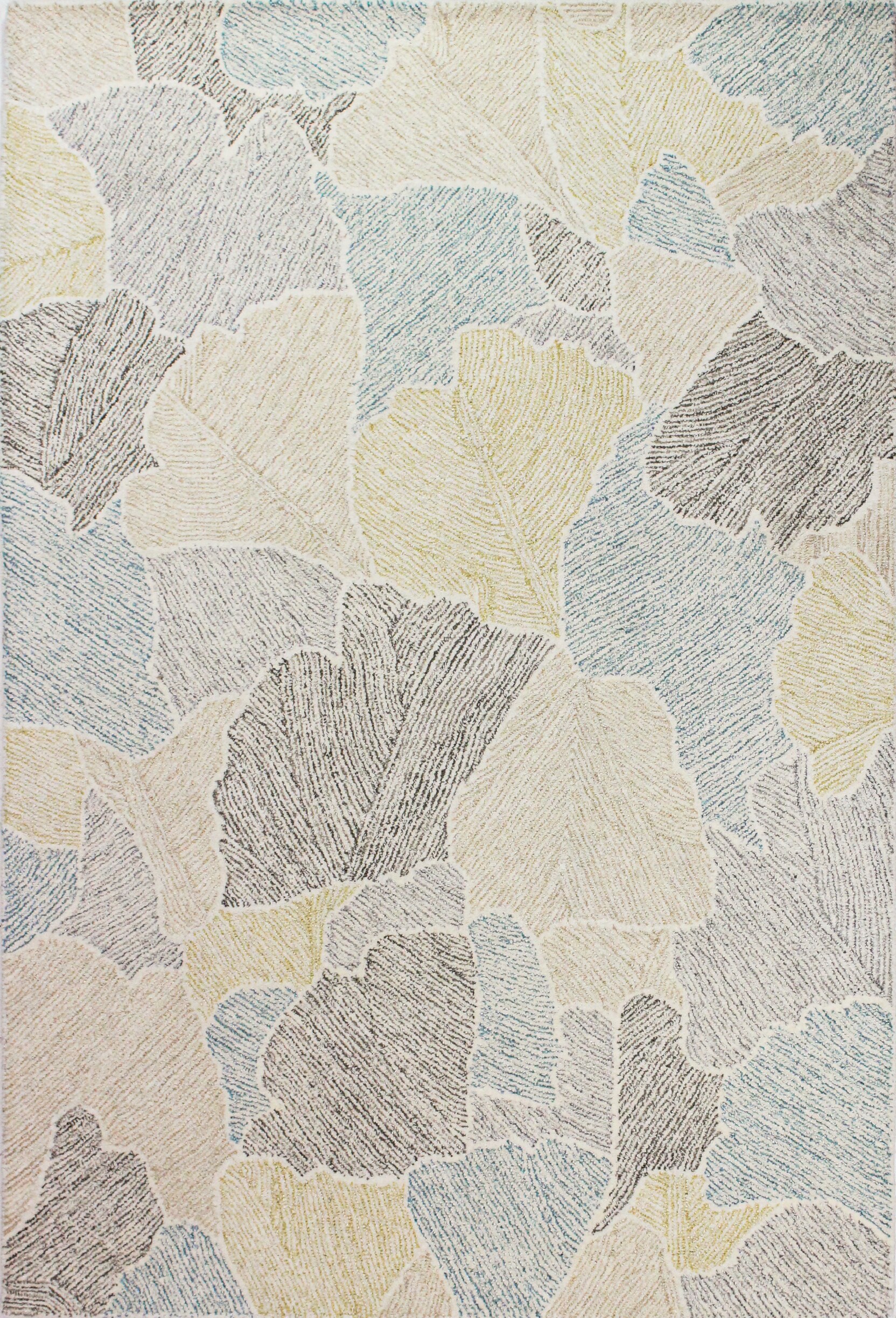 Bashian 649652301877 9 X 12 (ft) Wool Indoor Abstract Mid-century Modern Area Rug