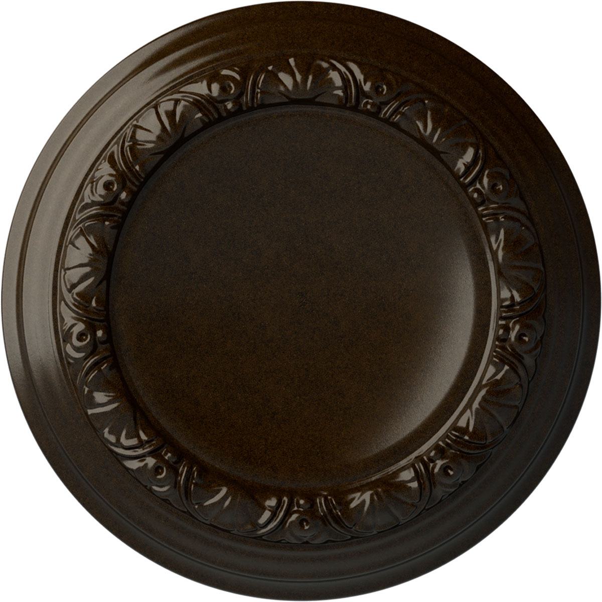 Ekena Millwork CM12CABZS Carlsbad 12.5-in W x 12.5-in L Painted Bronze Polyurethane Whole Ceiling Medallion