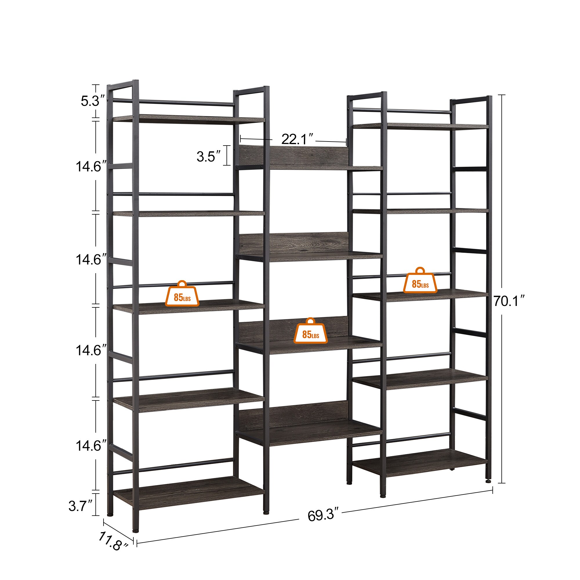 ToolCat PLP1-48-BHH bookcases - View #3