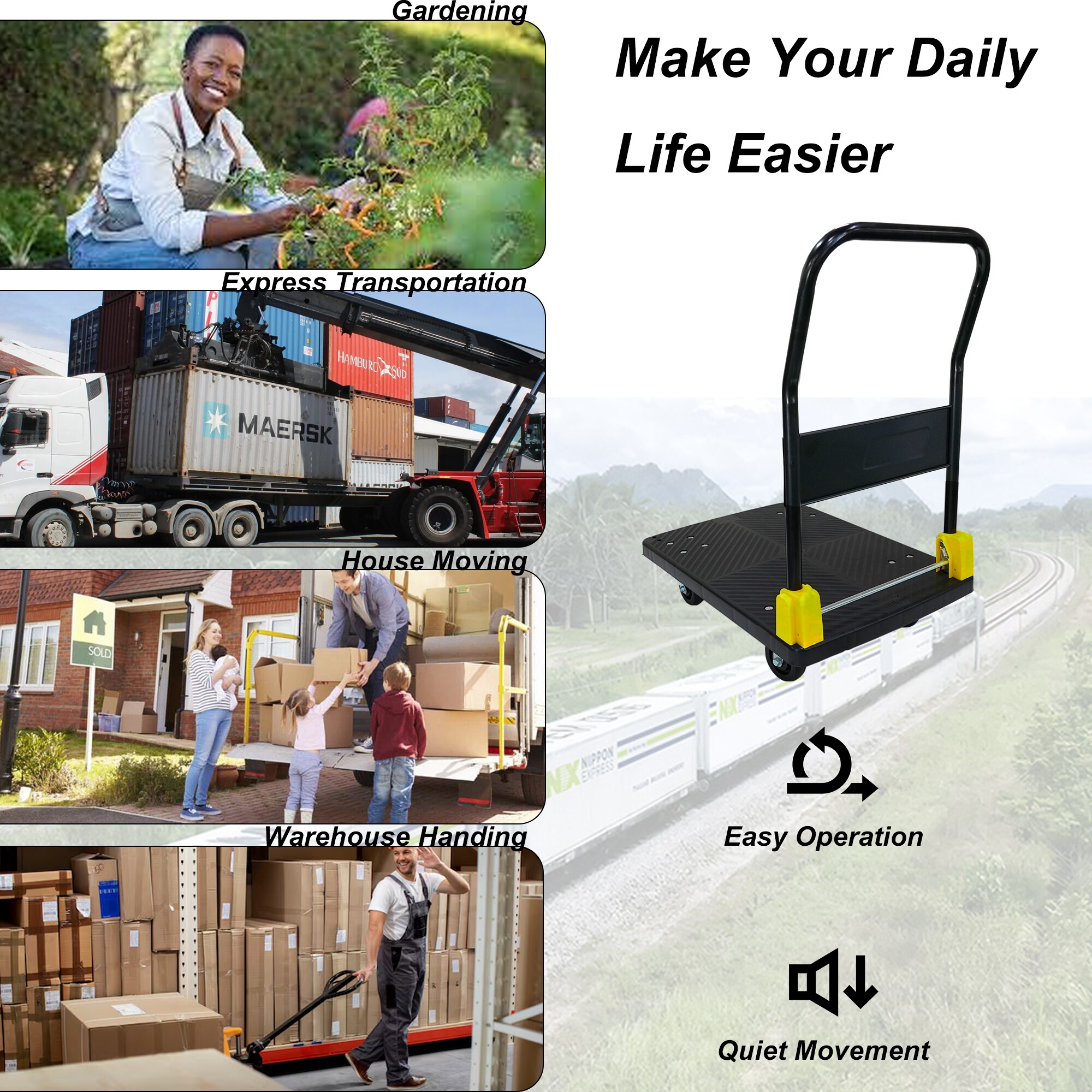 Wooakway FXLS0607-604D58 Hand-Truck-Dollies - View #11