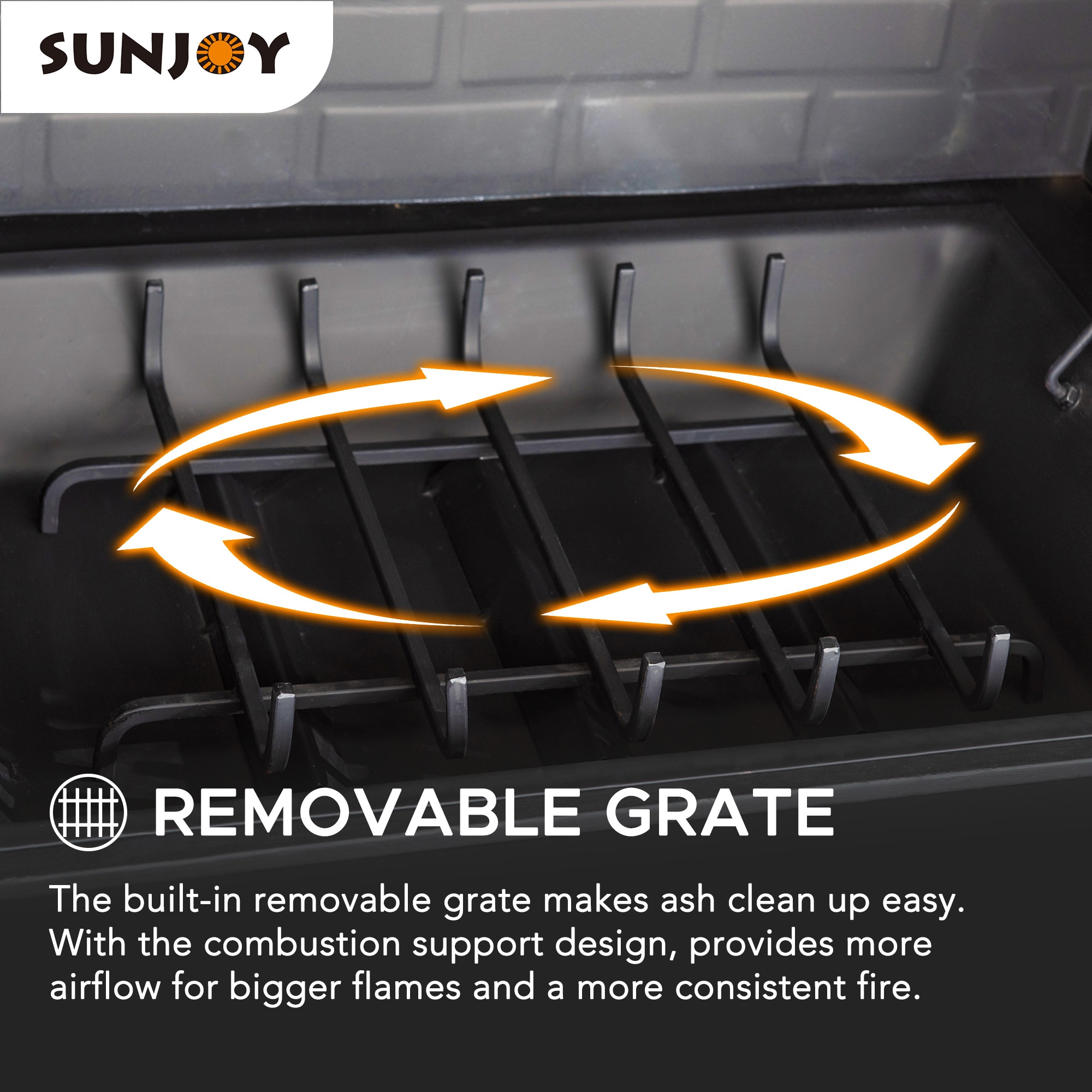 Sunjoy 168820 Outdoor-Wood-Burning-Fireplaces - View #9