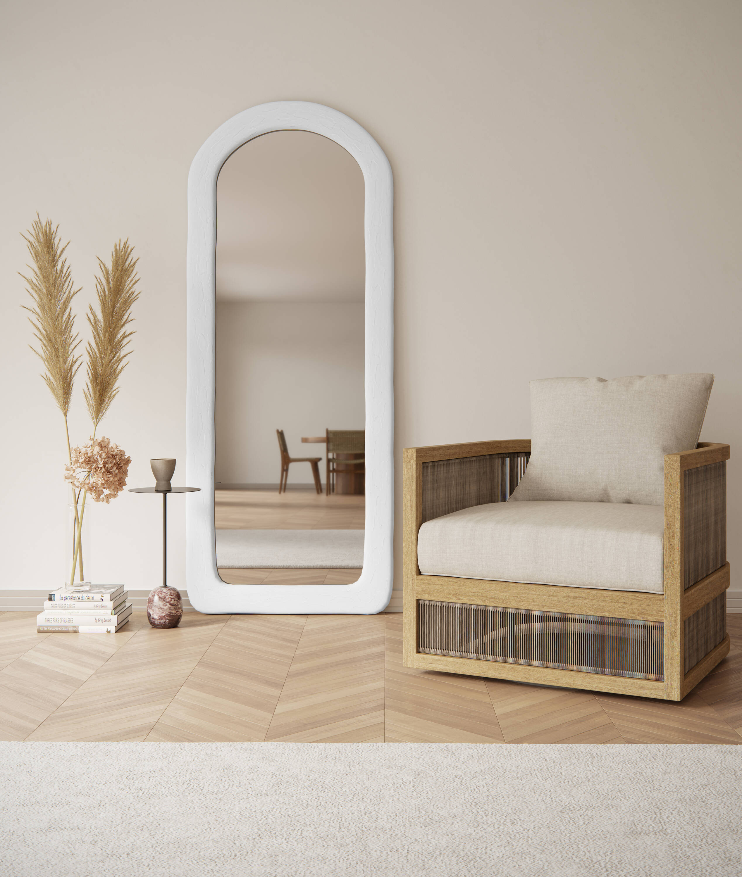 Glass Warehouse MF-PUAR-30X71-W Decor-Mirrors - View #5