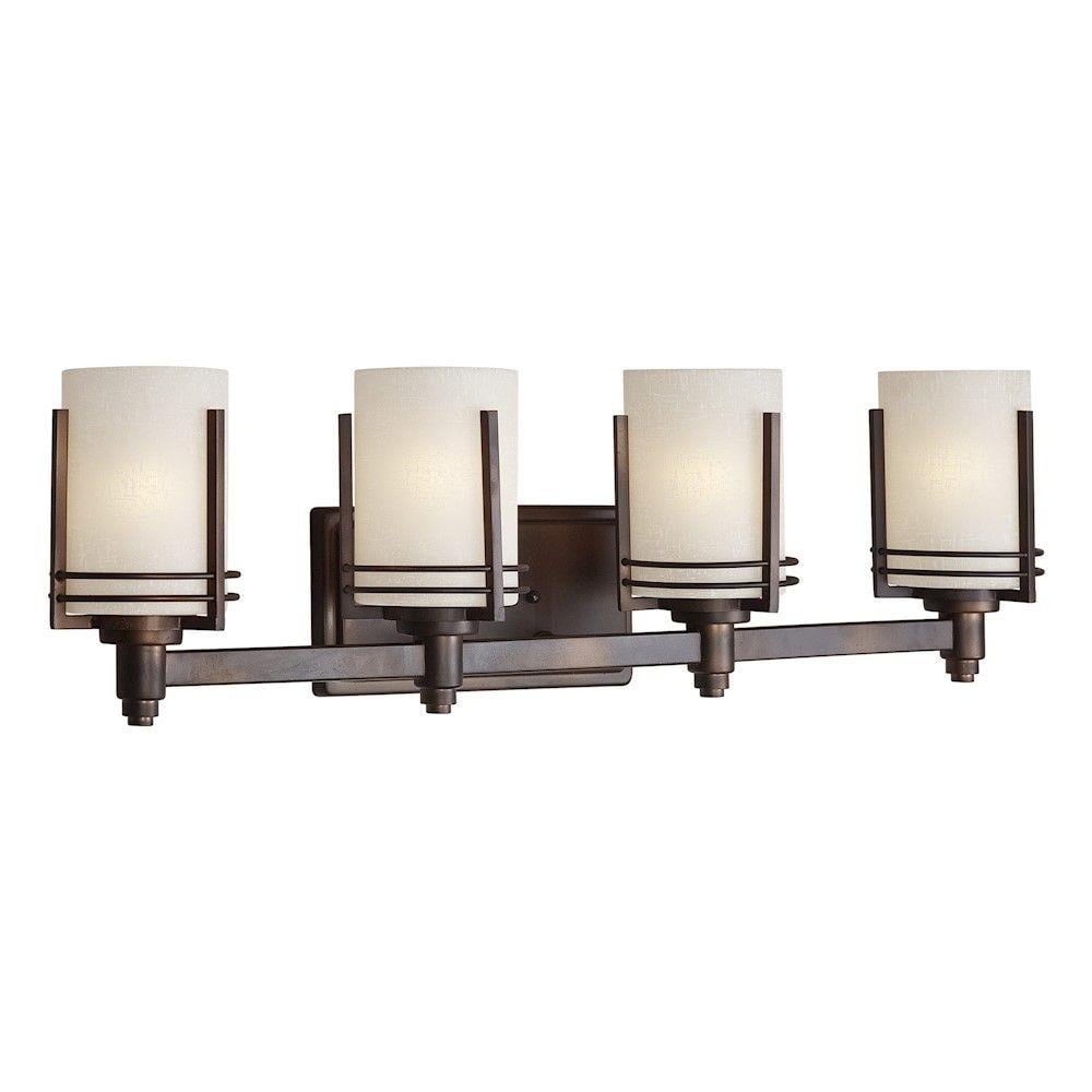  LW-FT510986 28-in 4-Light Antique Bronze Transitional Vanity Light