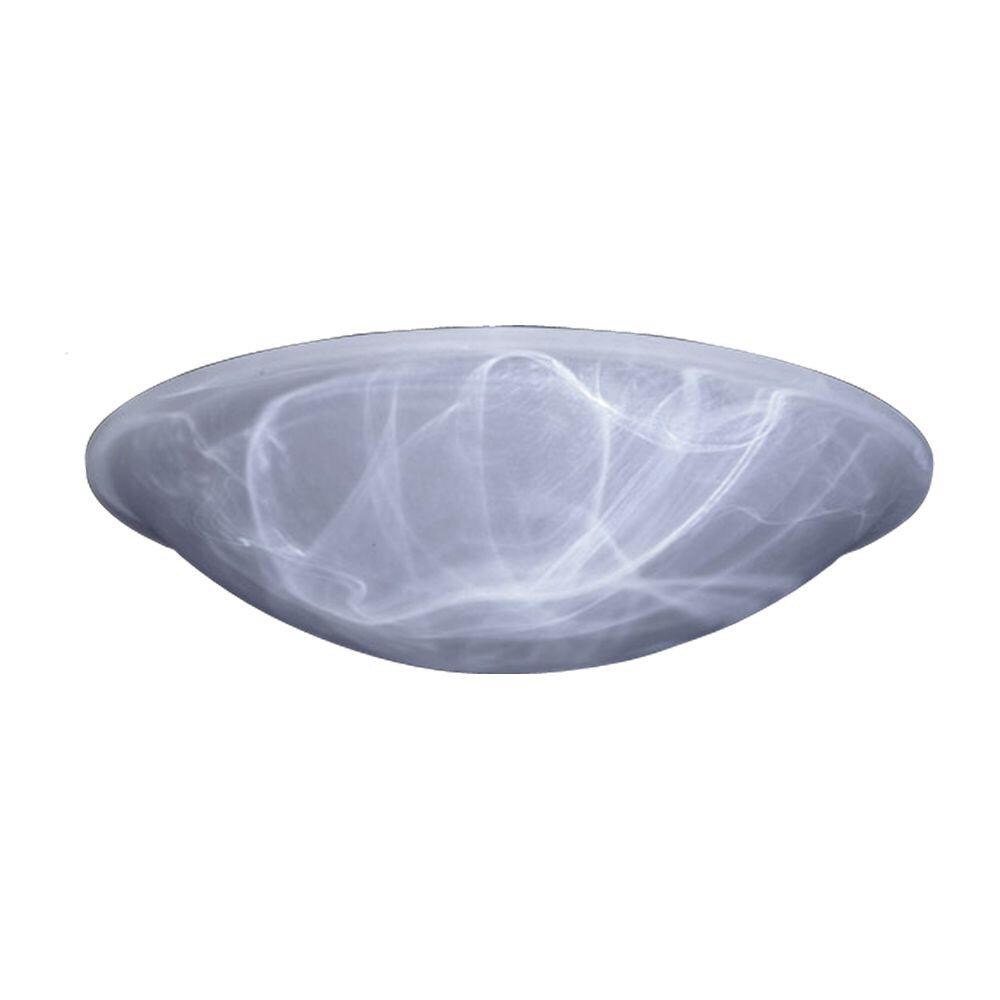 PLC Lighting 7012RU126GU24 1-Light 12-in Rust Flush Mount Light