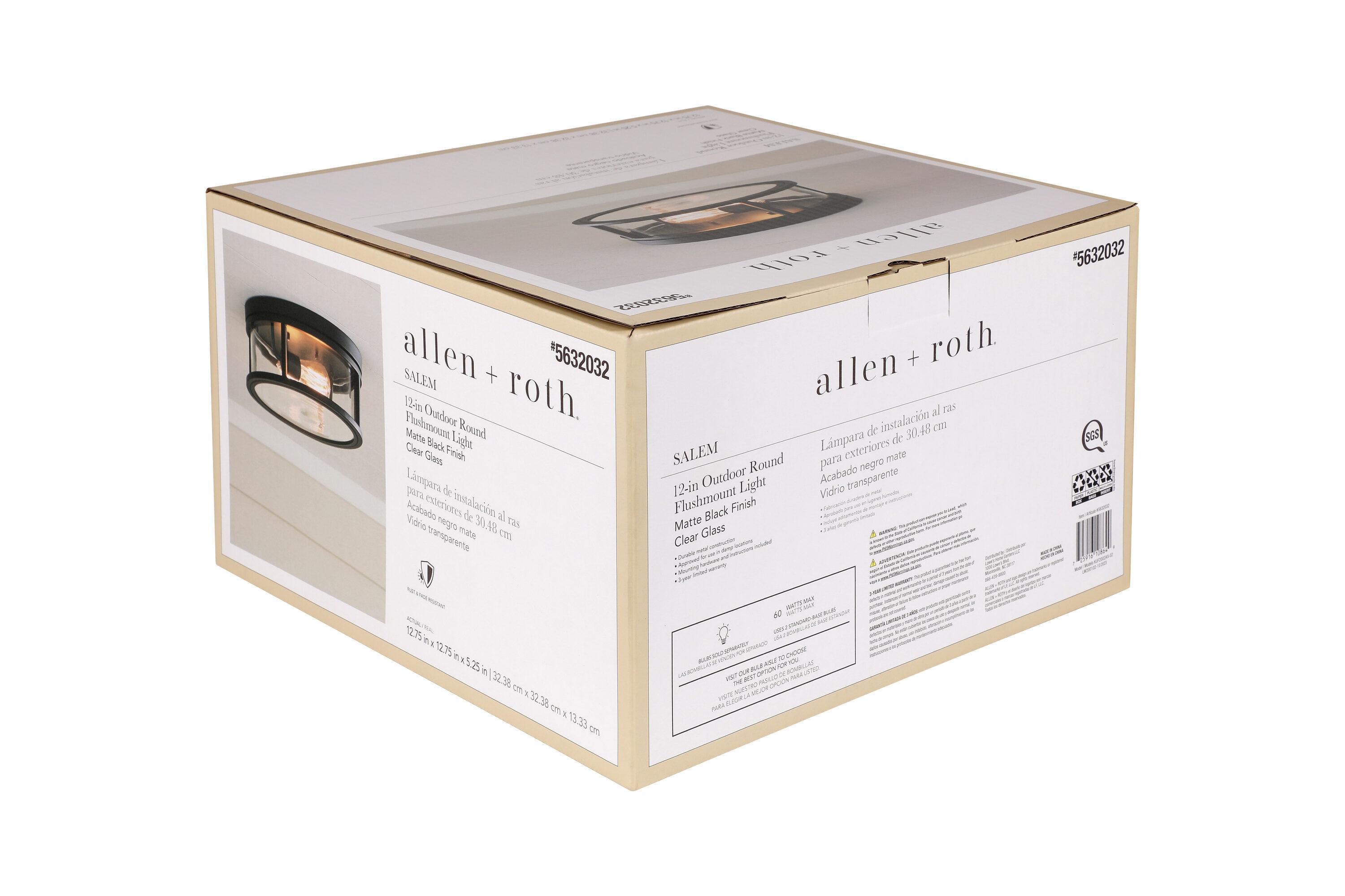 allen + roth KUF2002AX-02 flushmounts - View #10