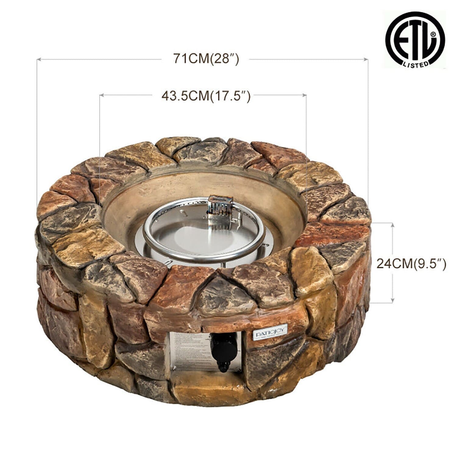 GZMR GZ-A01NP27CF Outdoor-Gas-Firepits - View #7