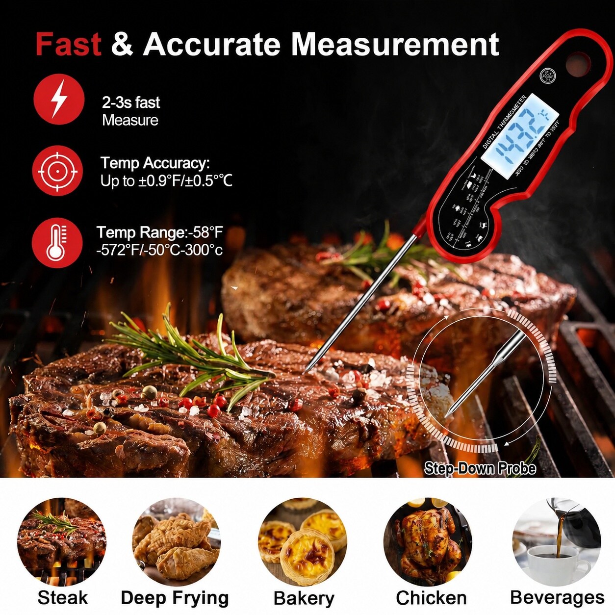 Etokfoks LETGVD7C0 Meat-Thermometers - View #2