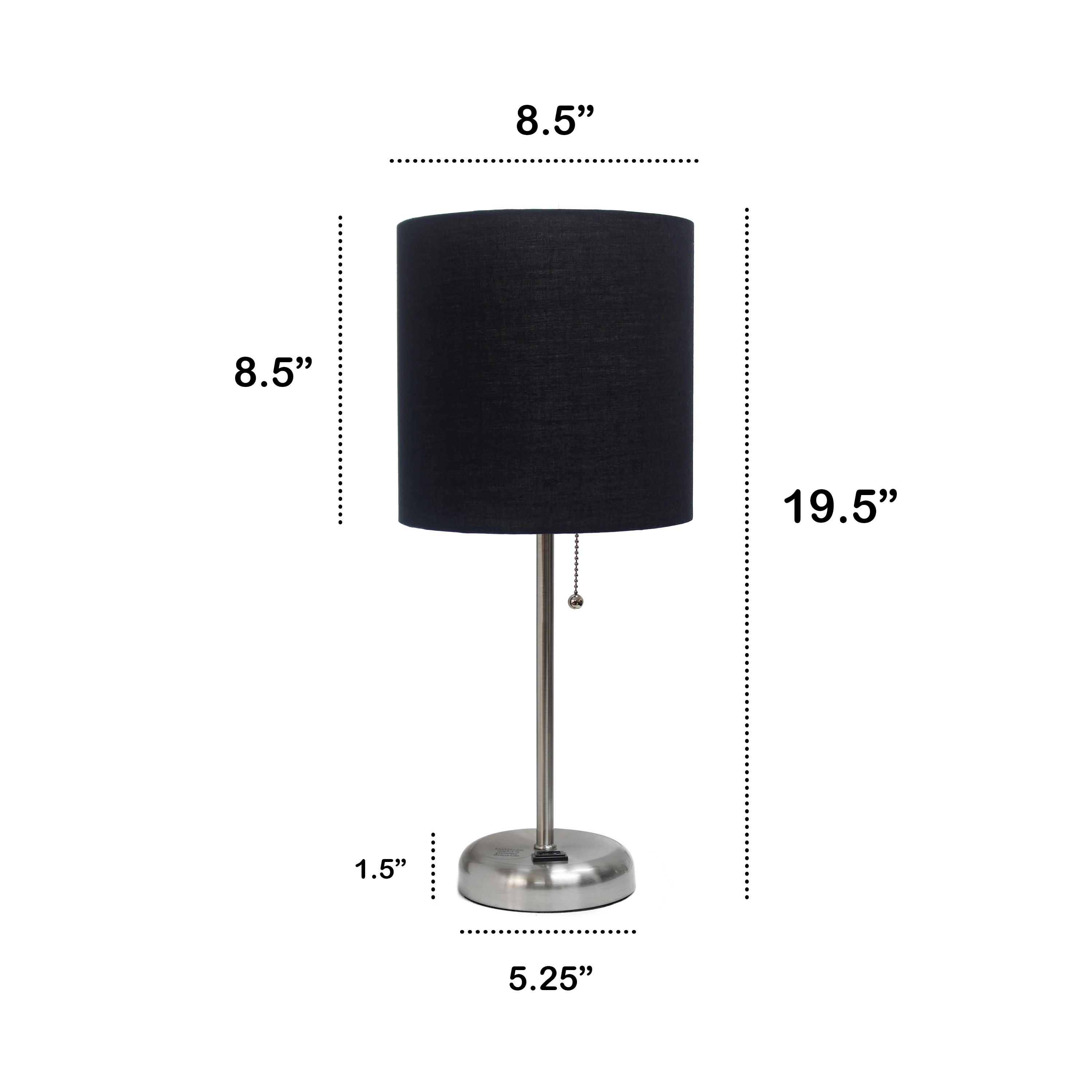 Creekwood Home CWT-2009-BK-LB Table-Lamps - View #3