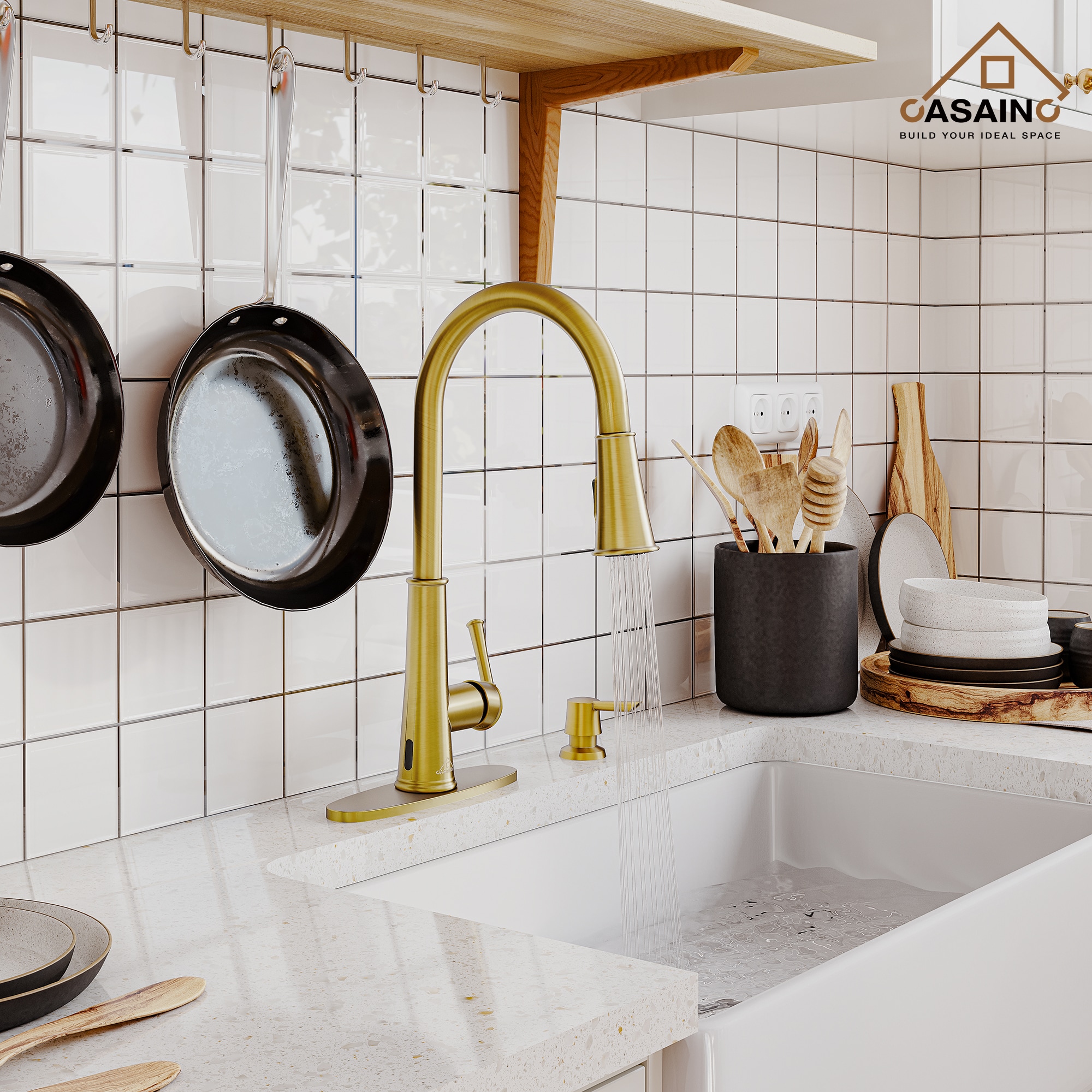 CASAINC CA-W3085-BG Kitchen-Faucets - View #8