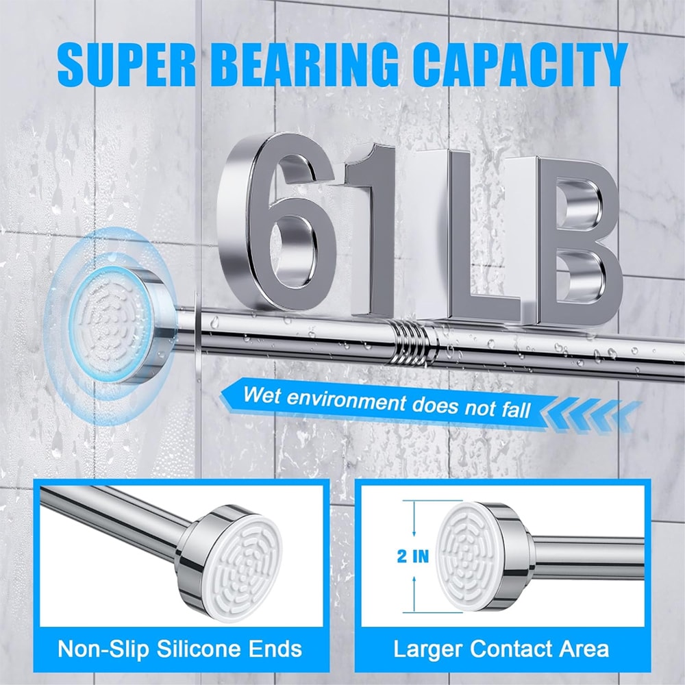 DYHOME SCR06-2-BN Shower-Rods - View #5