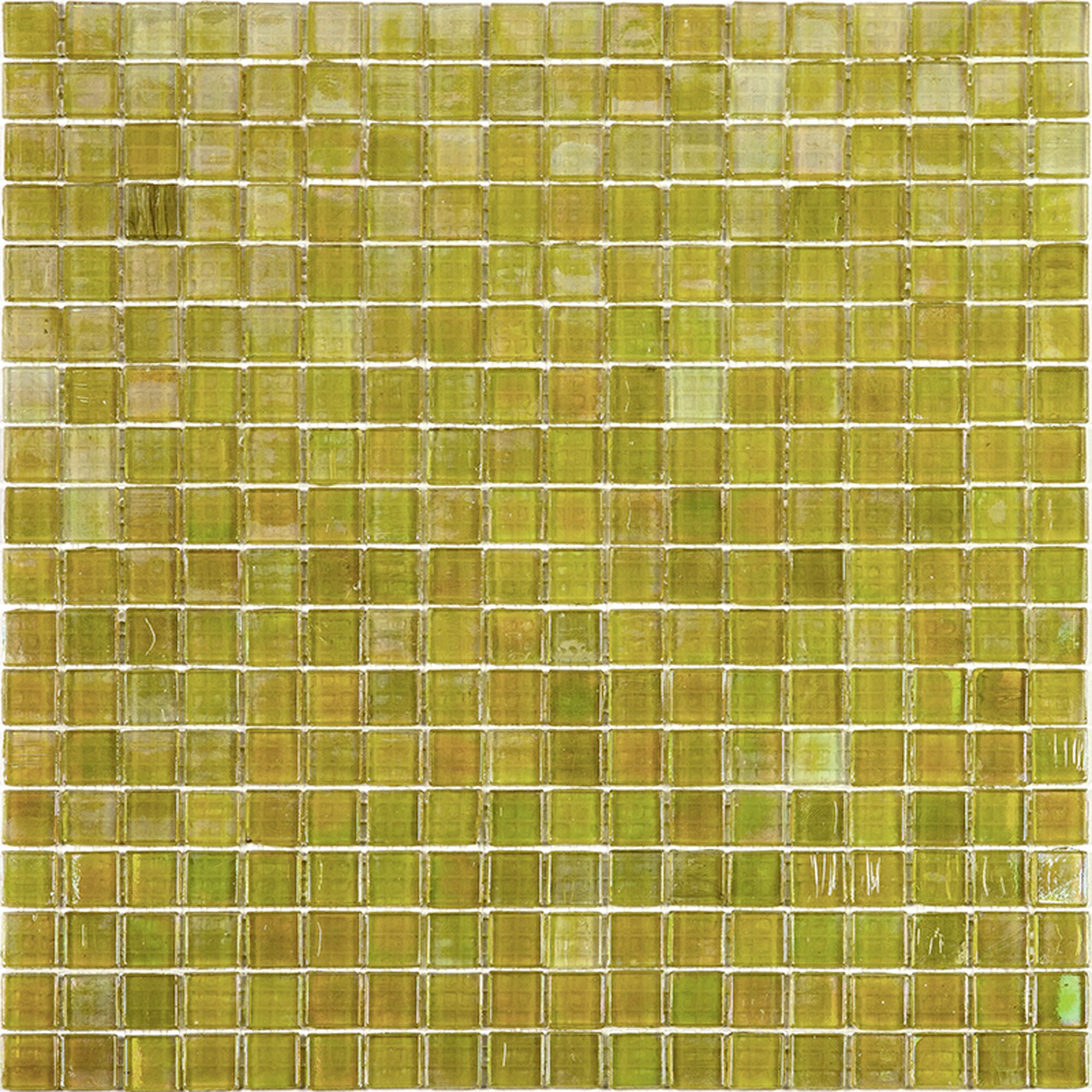 Apollo Tile Skosh Shimmer Beige 11-1/2-in x 11-1/2-in Glossy Glass Uniform Squares Floor and Wall Tile (18.69-sq. ft/ Carton)