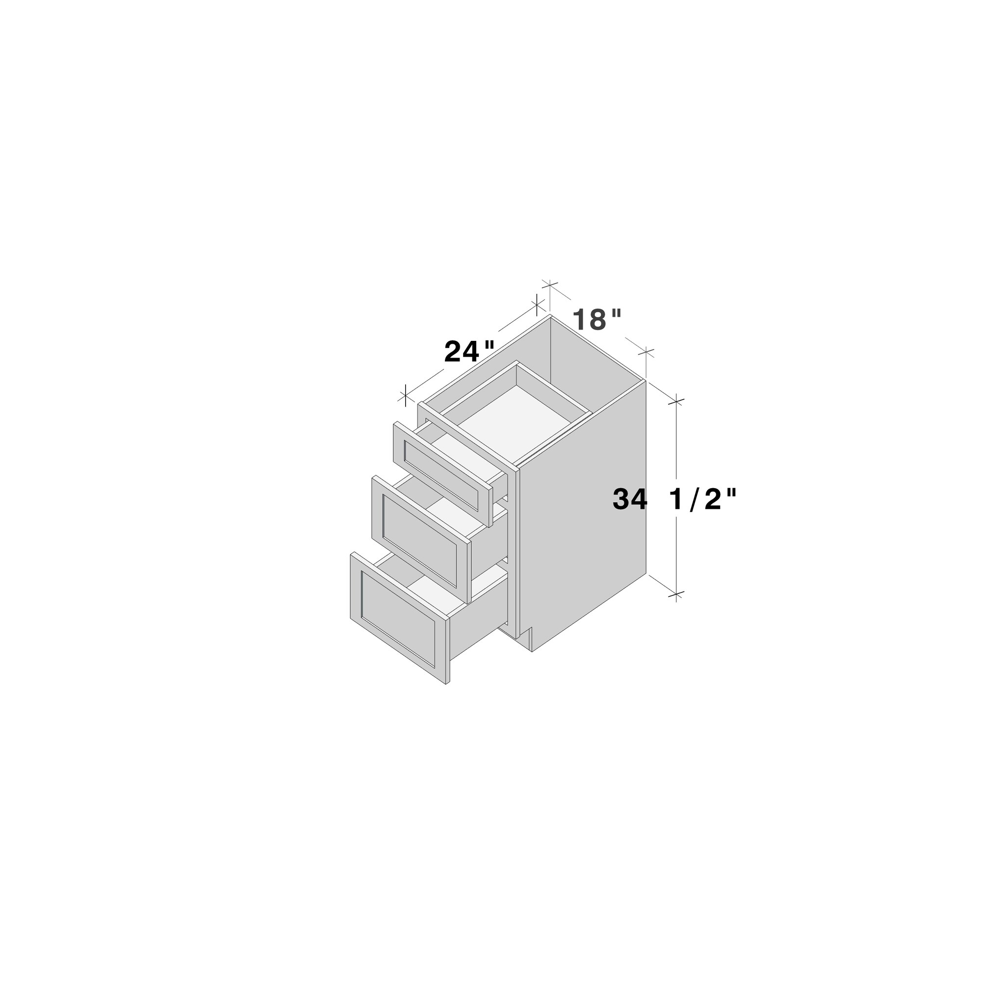 Boyel Living BLDB18WS Cabinets-Kitchen - View #7