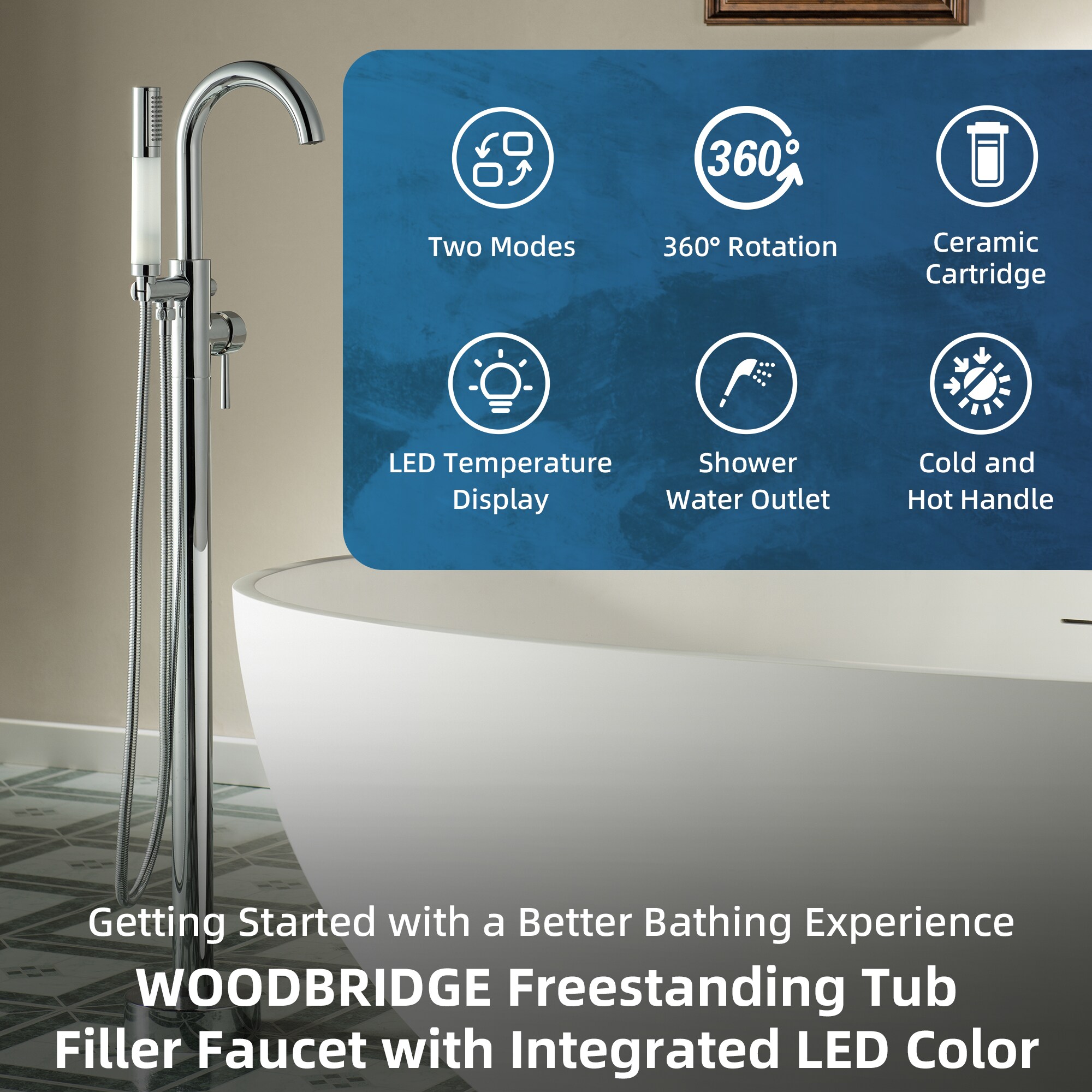 Woodbridge LF938 Roman-Tub-Faucets - View #11