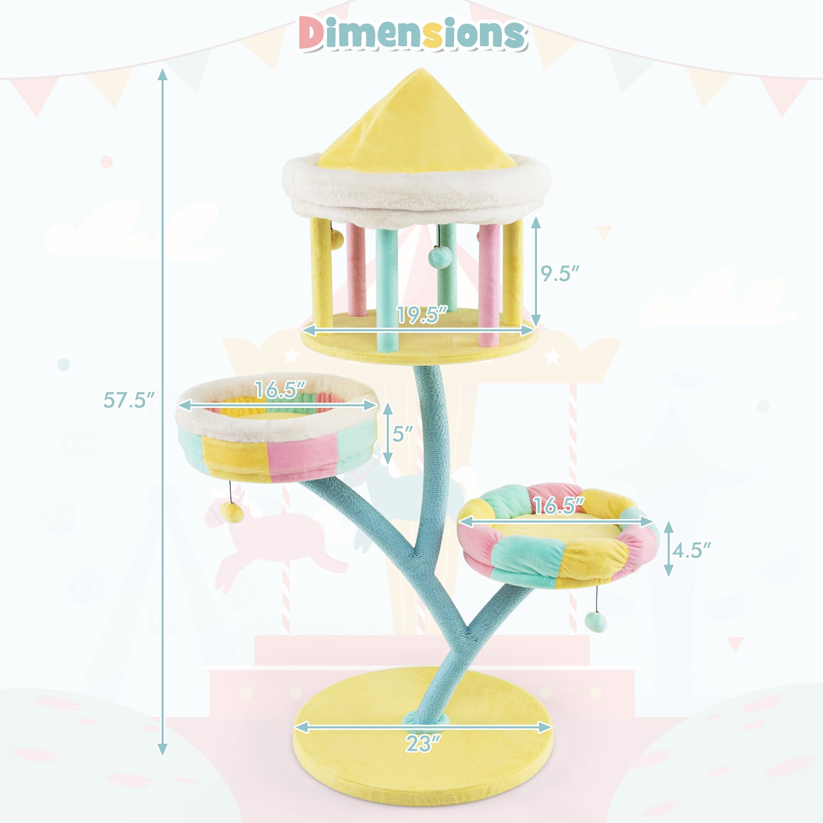 Slickblue D-CO-LC16101VP Cat-Trees - View #4